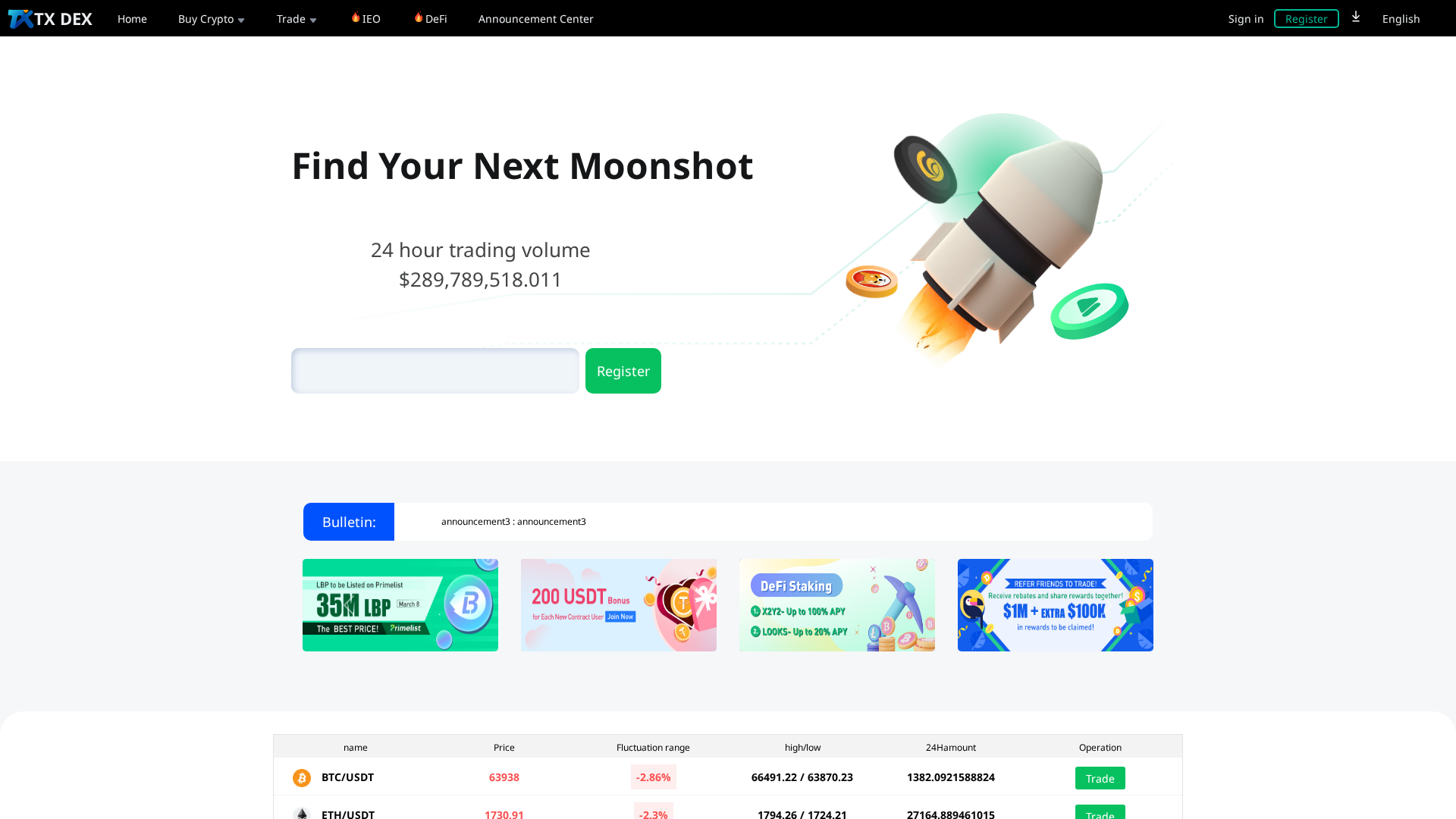 Screenshot of txdexx.cc