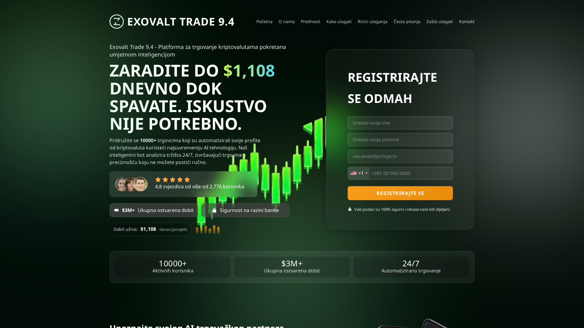 Screenshot of exovalttrade94trade.com