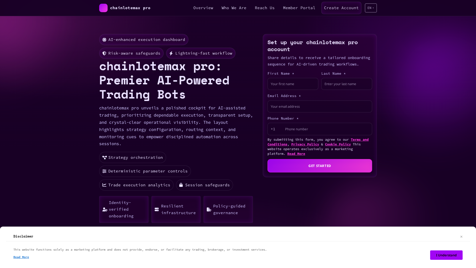Screenshot of chainlotemaxpro.pro