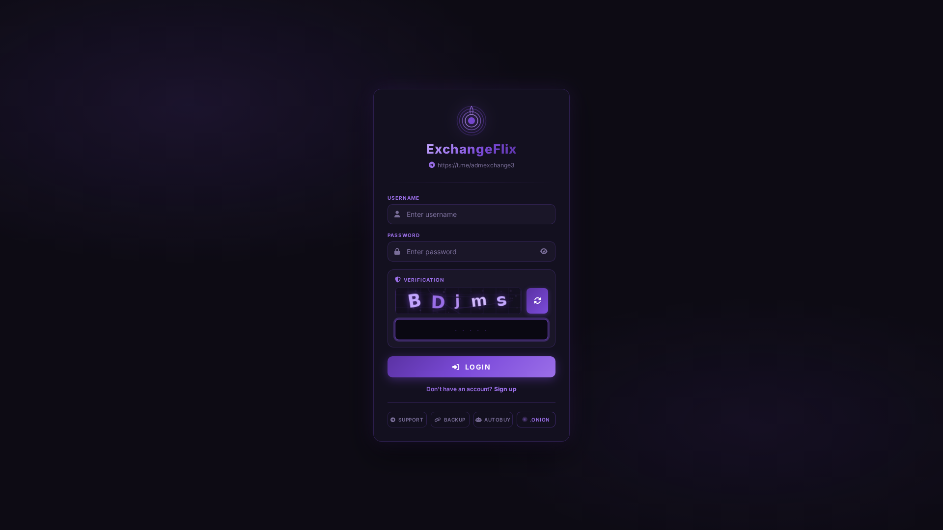 Screenshot of exchange76.top