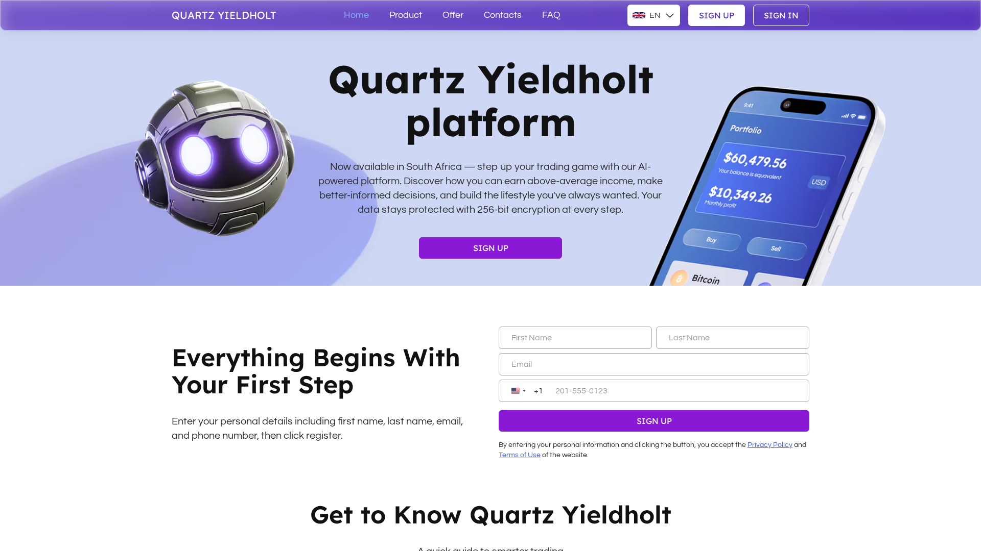 Screenshot of quartzyieldholt.com