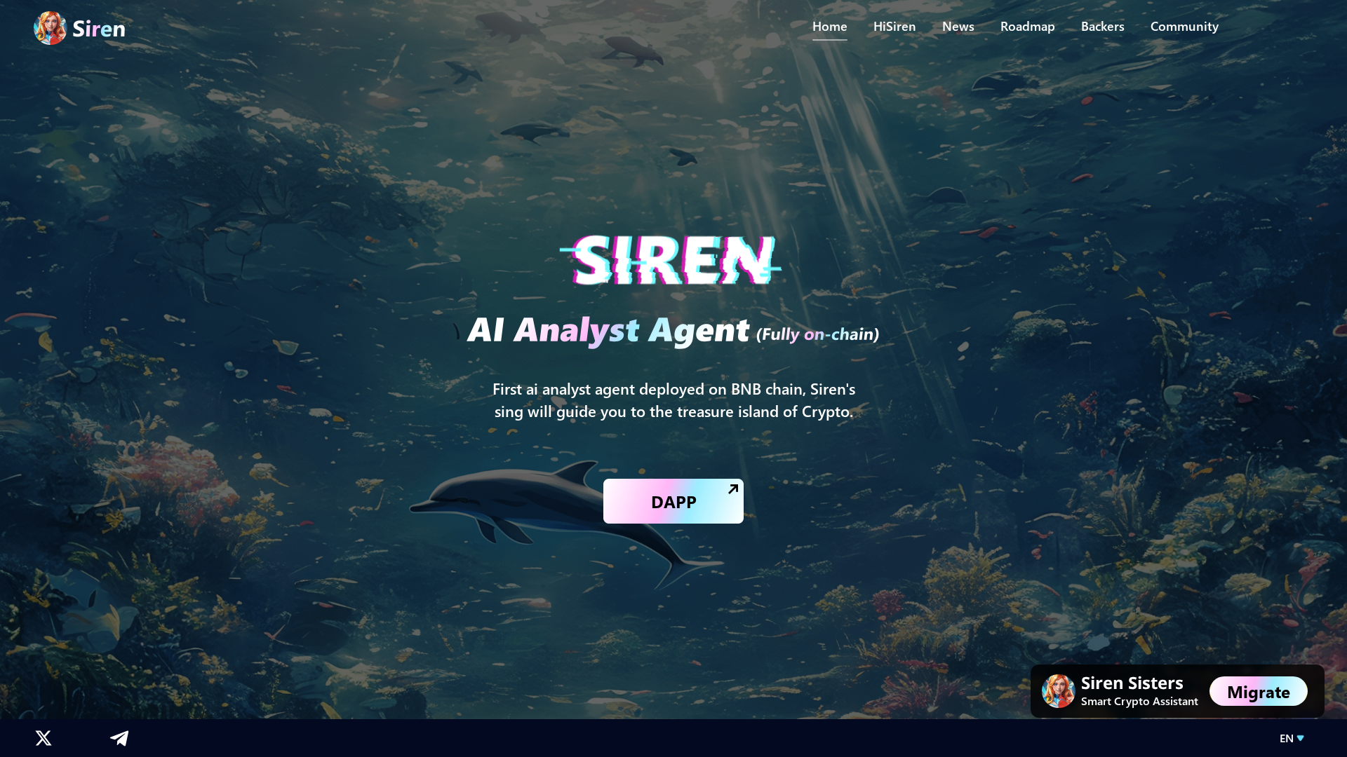 Screenshot of sirenai.ai