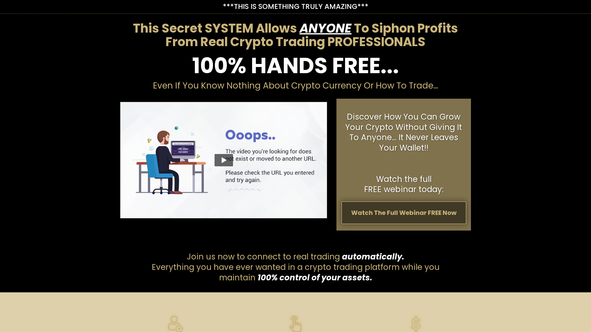 Screenshot of mynewcryptoworld.com