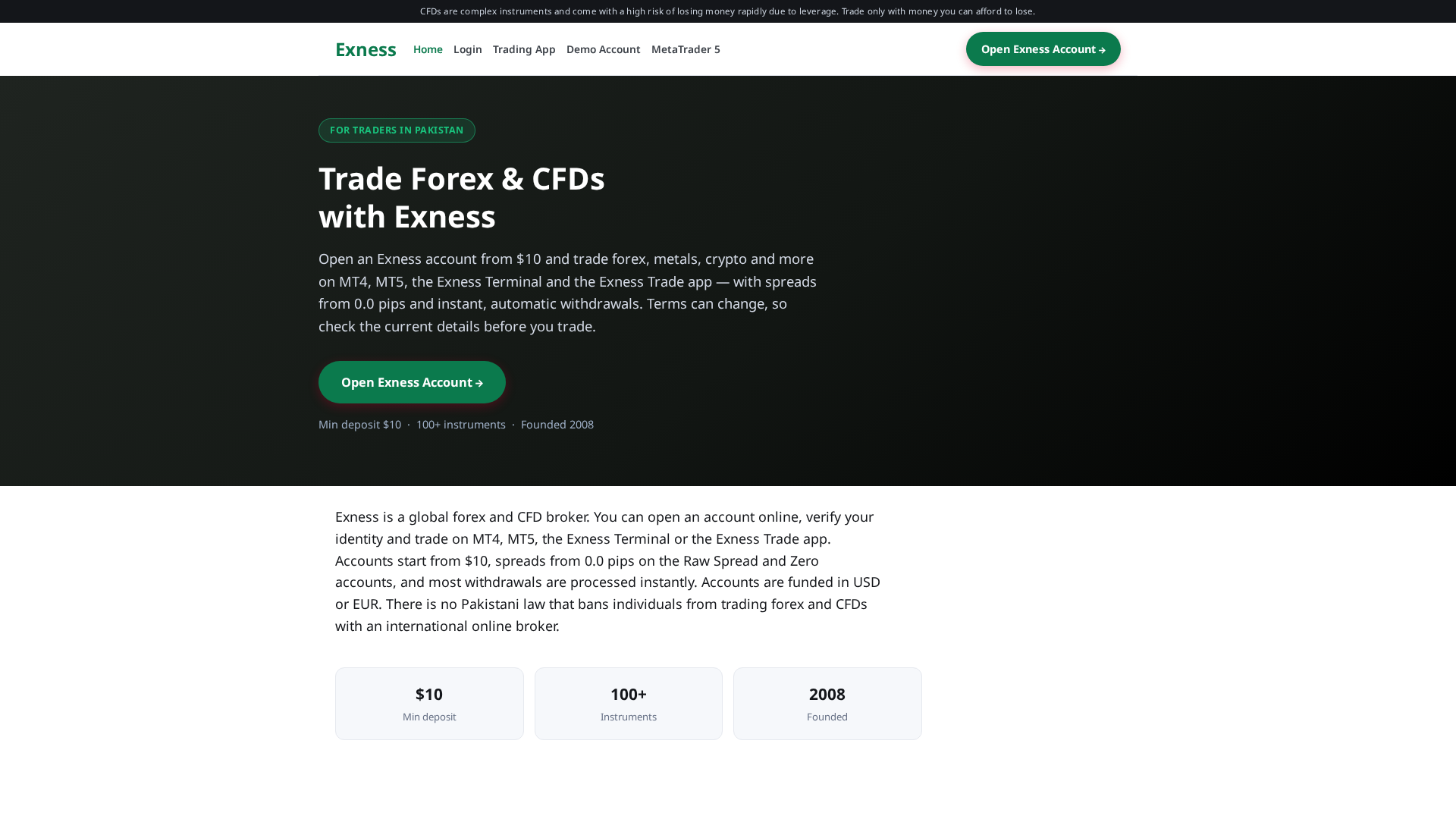 Screenshot of exspakistan.com