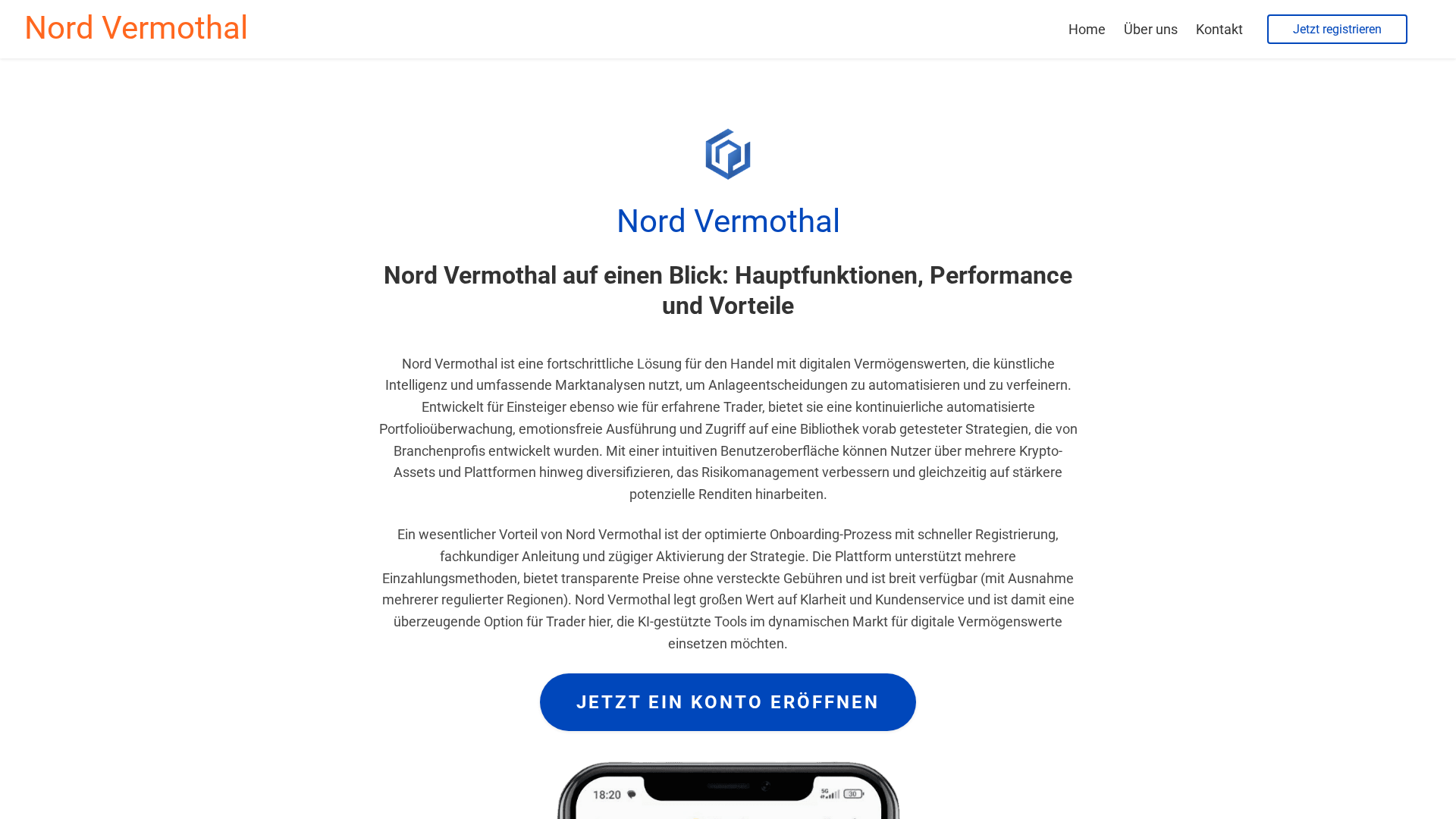 Screenshot of nordvermothal-ai.com