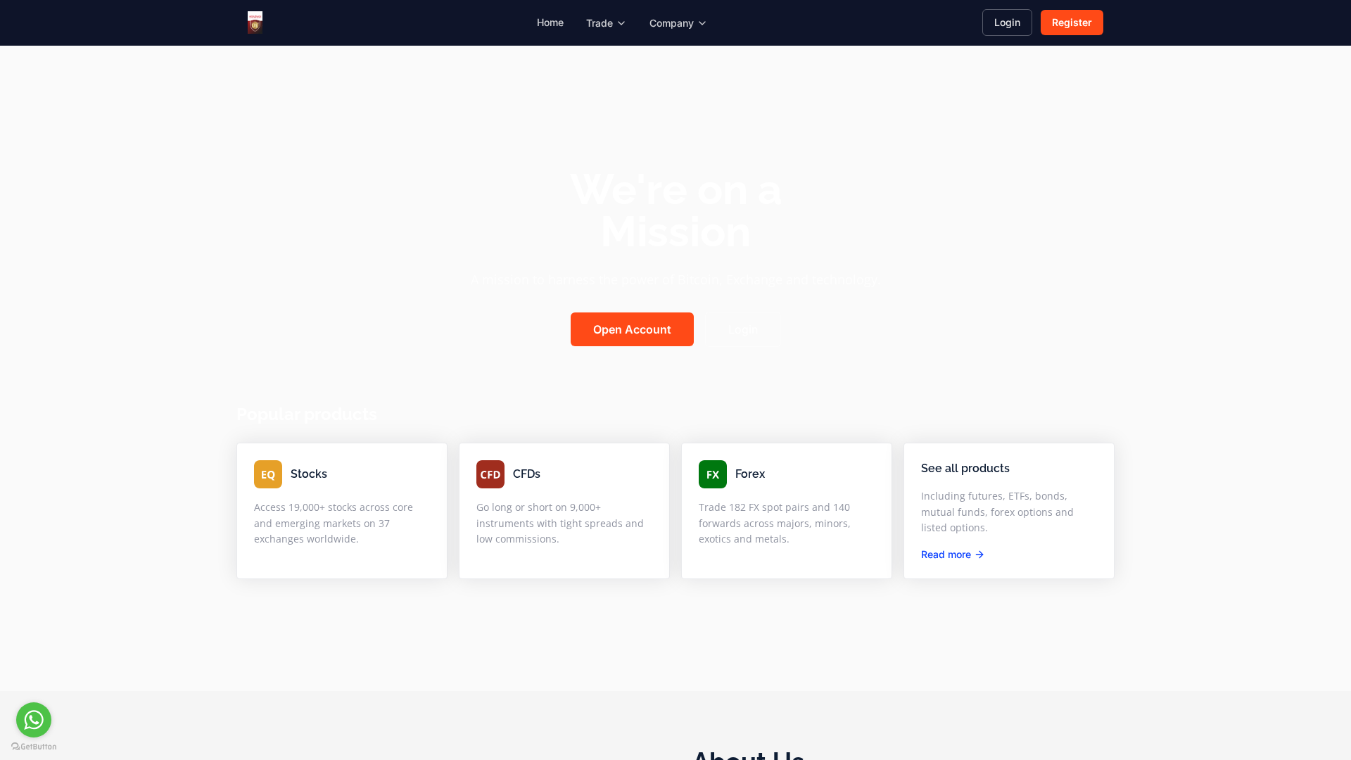 Screenshot of worldwide-crypto-exchanges.com