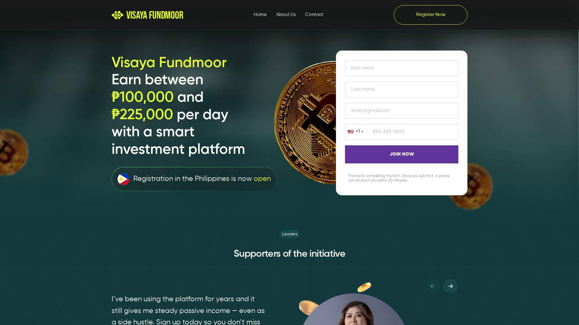 Screenshot of visayafundmoor-ai.com