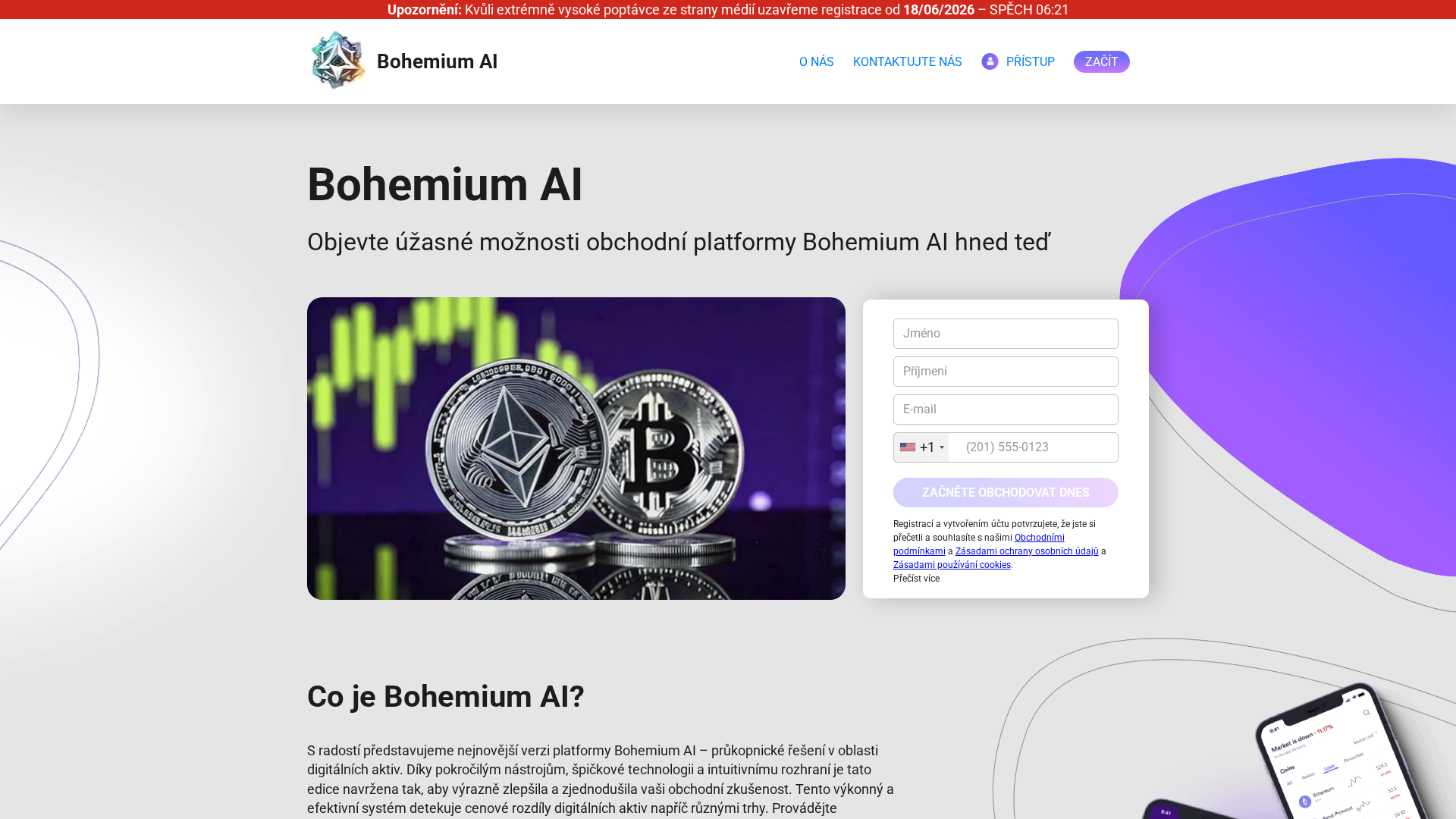 Screenshot of bohemium-ai.sbs