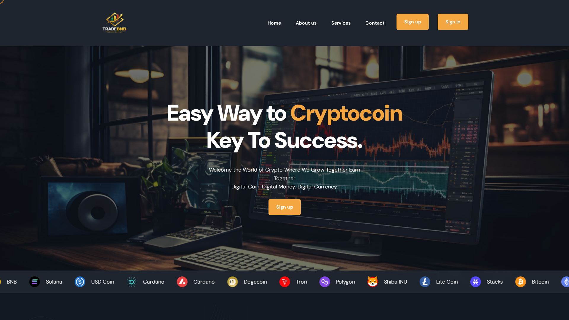 Screenshot of tradebnb.online