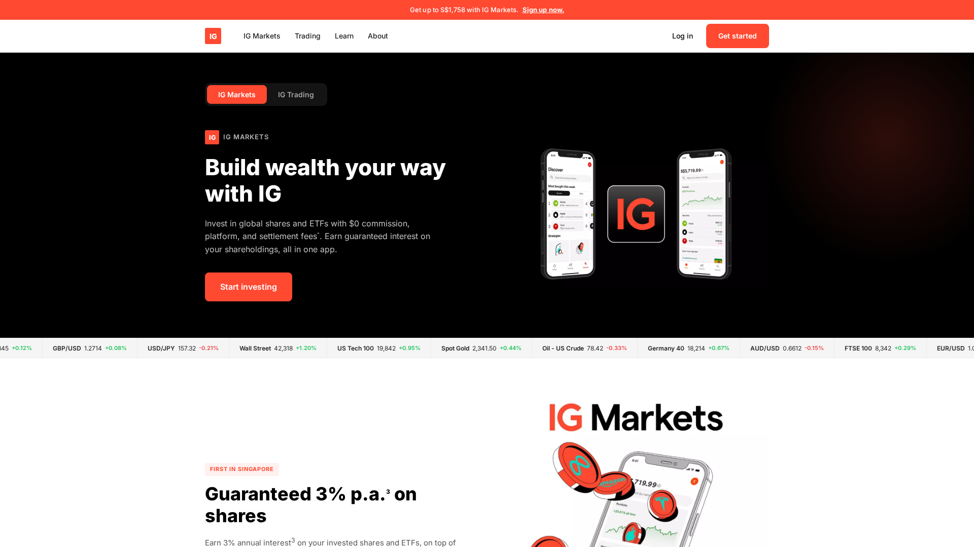 Screenshot of ig-lnvestment.com