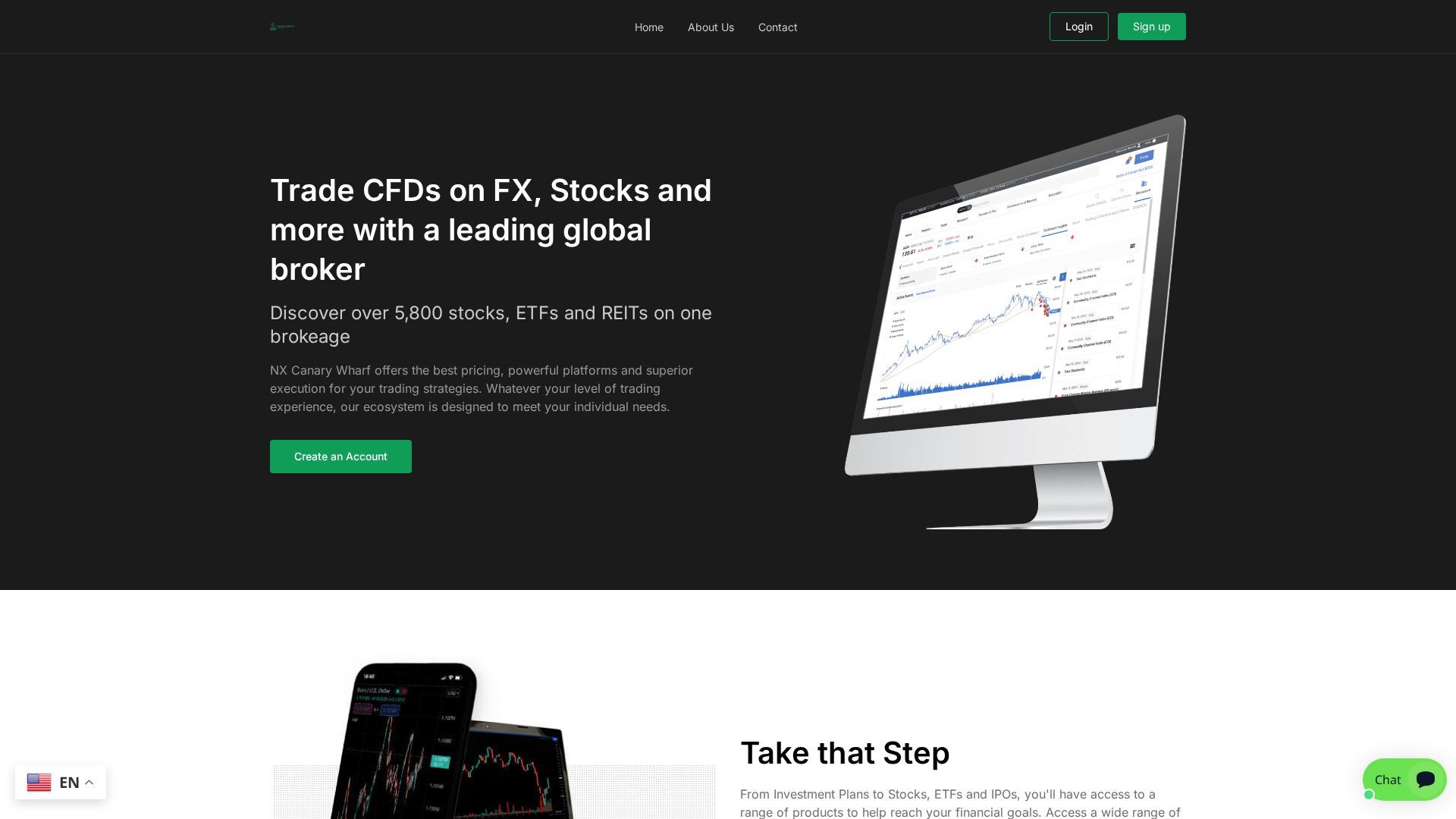 Screenshot of nxcanarywharf.com