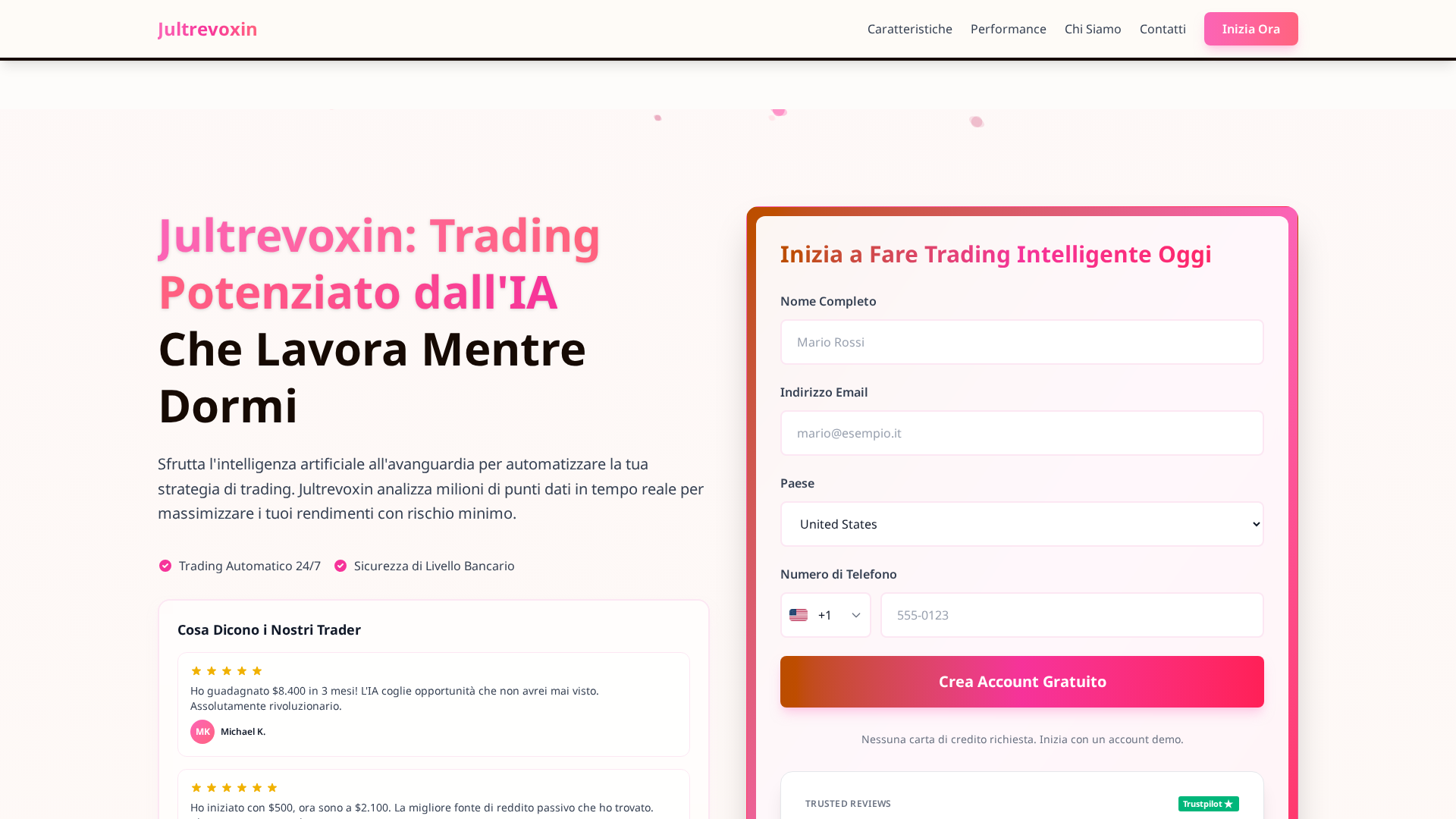 Screenshot of jultrevoxin-trade.it