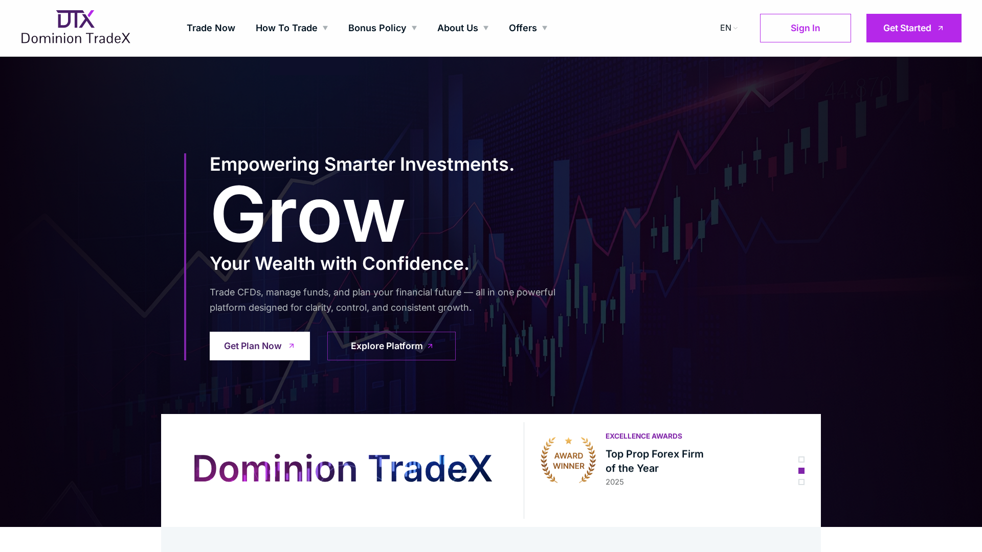 Screenshot of domtradex.ca