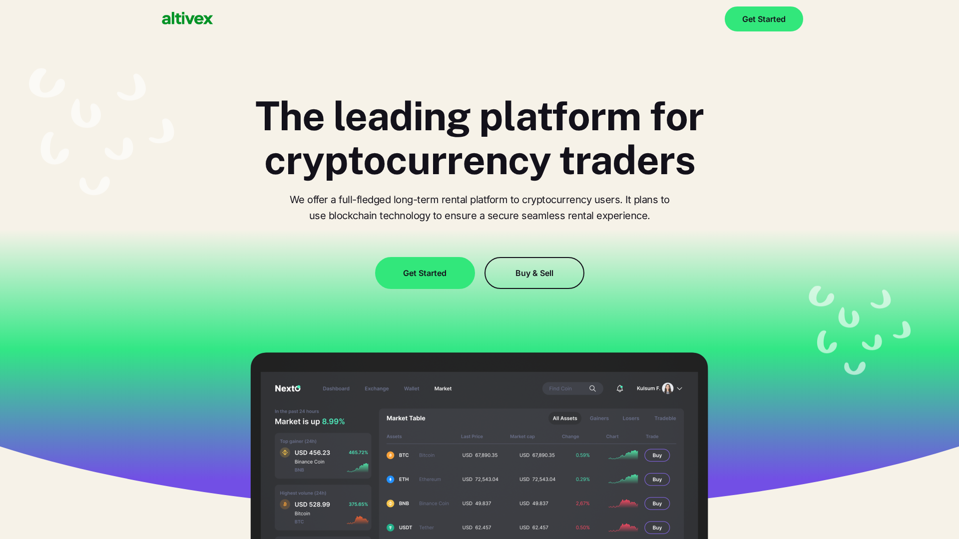 Screenshot of altivextrade.online