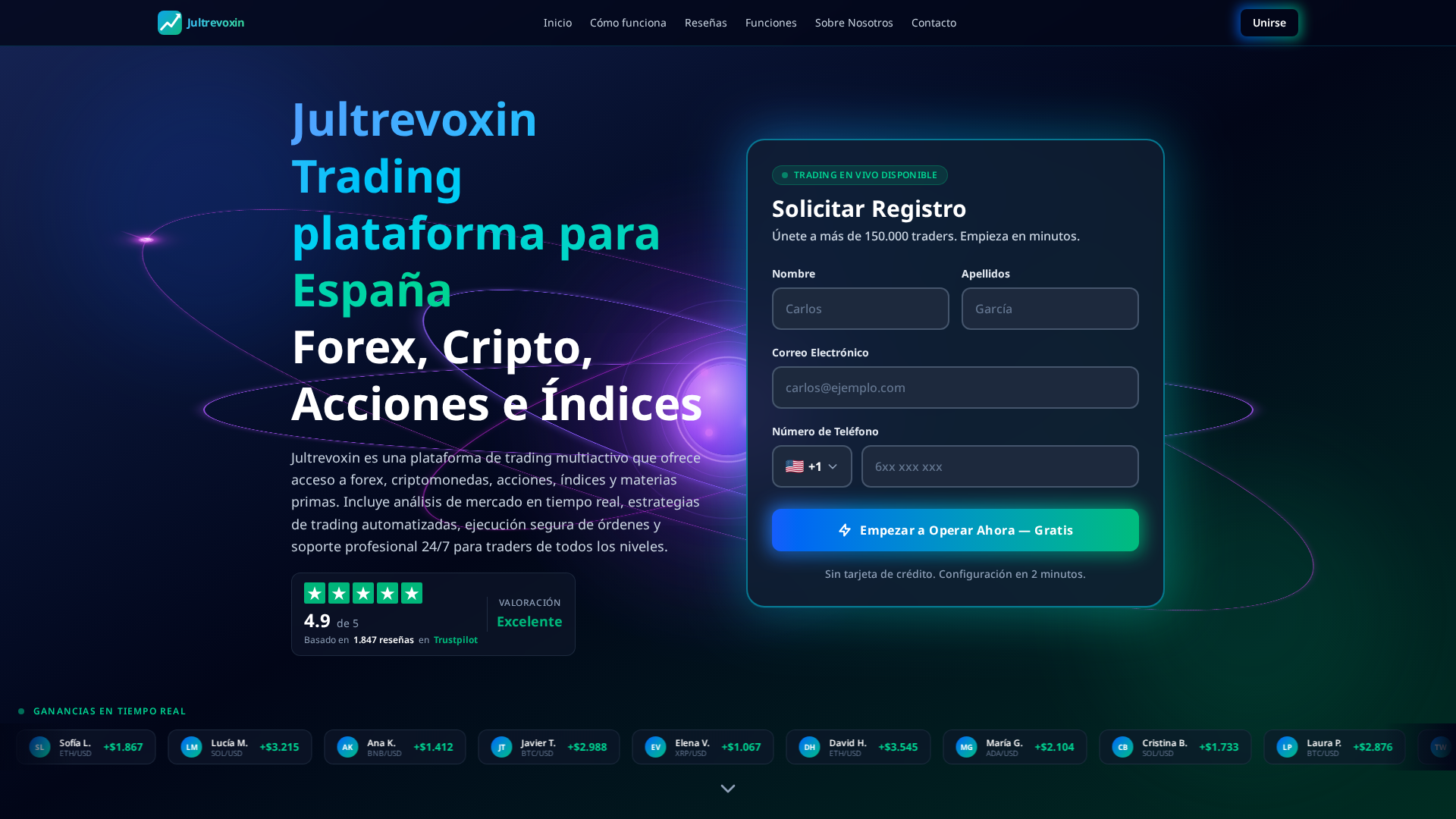 Screenshot of jultrevoxin-trade.es