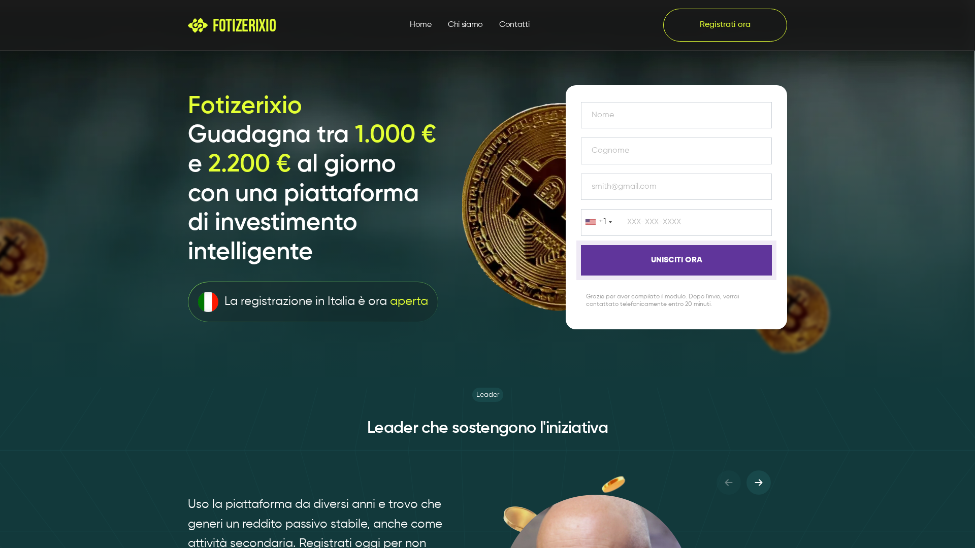 Screenshot of fotizerixio-ai.com