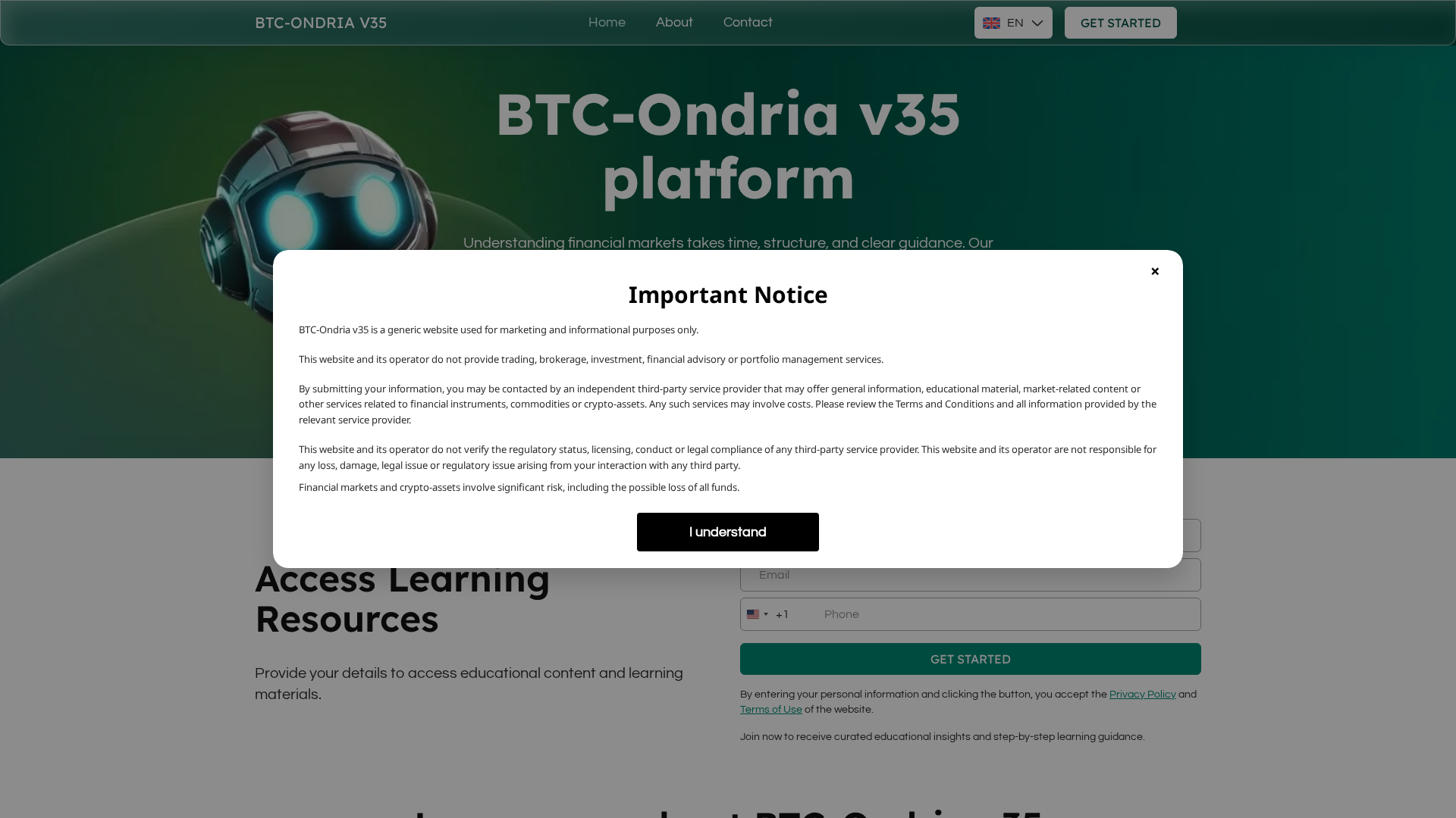 Screenshot of btc-ondria-v35.live