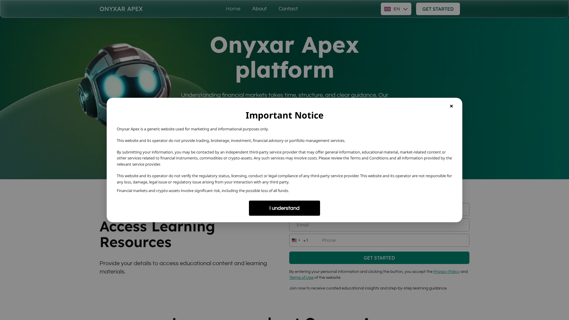 Screenshot of onyxar-apex.live