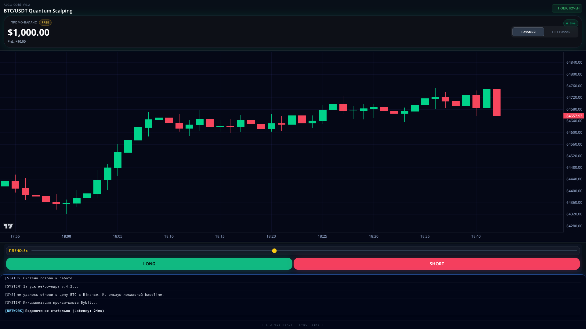 Screenshot of qtradeai.space