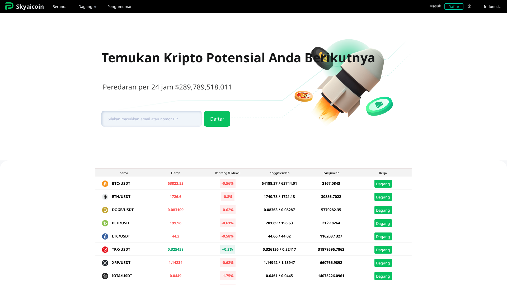 Screenshot of geminiex.biz