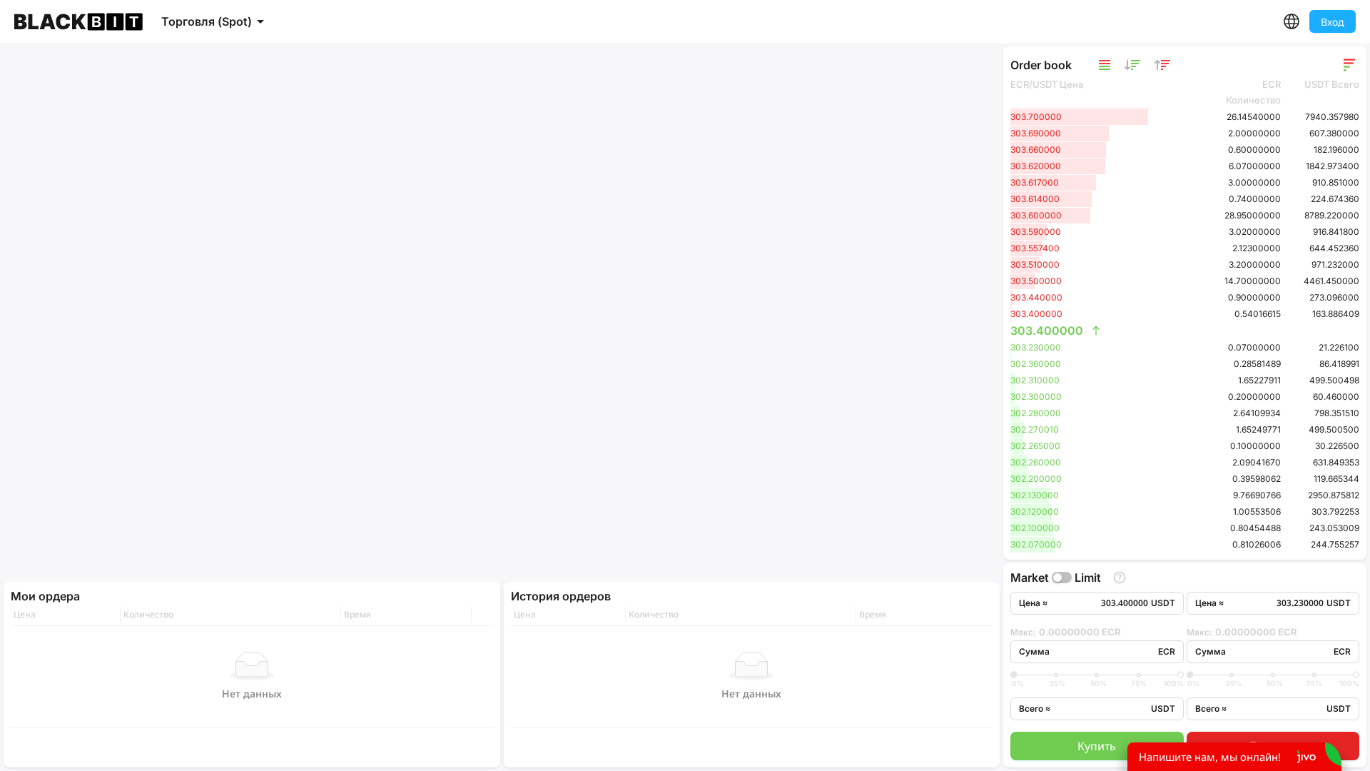 Screenshot of blackbit-potokcash.com