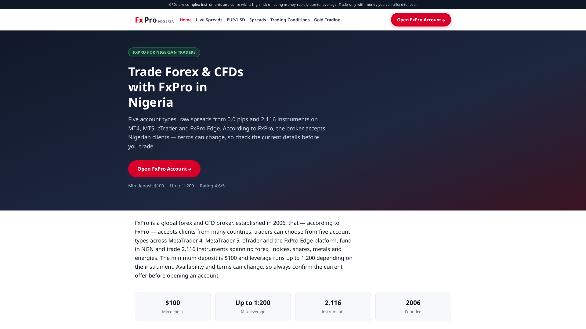 Screenshot of fxptrade-ng.com