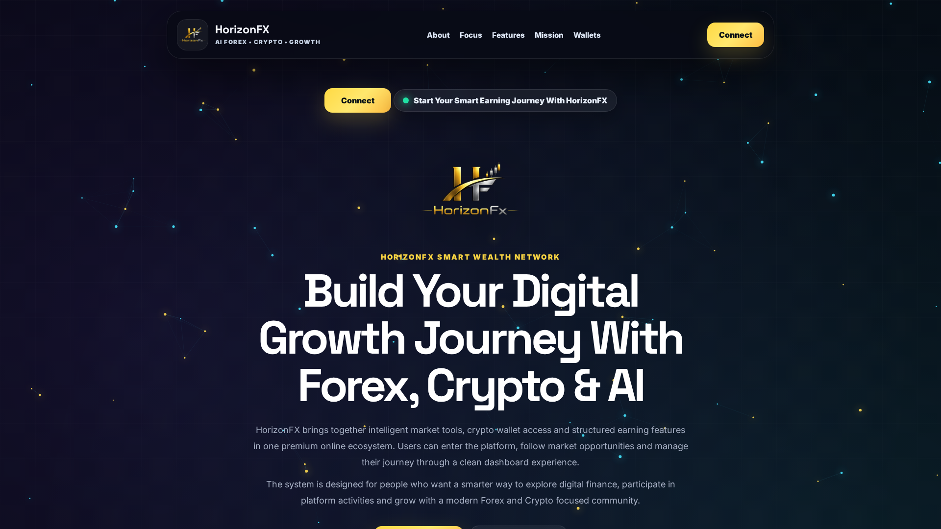 Screenshot of horizonfx.live