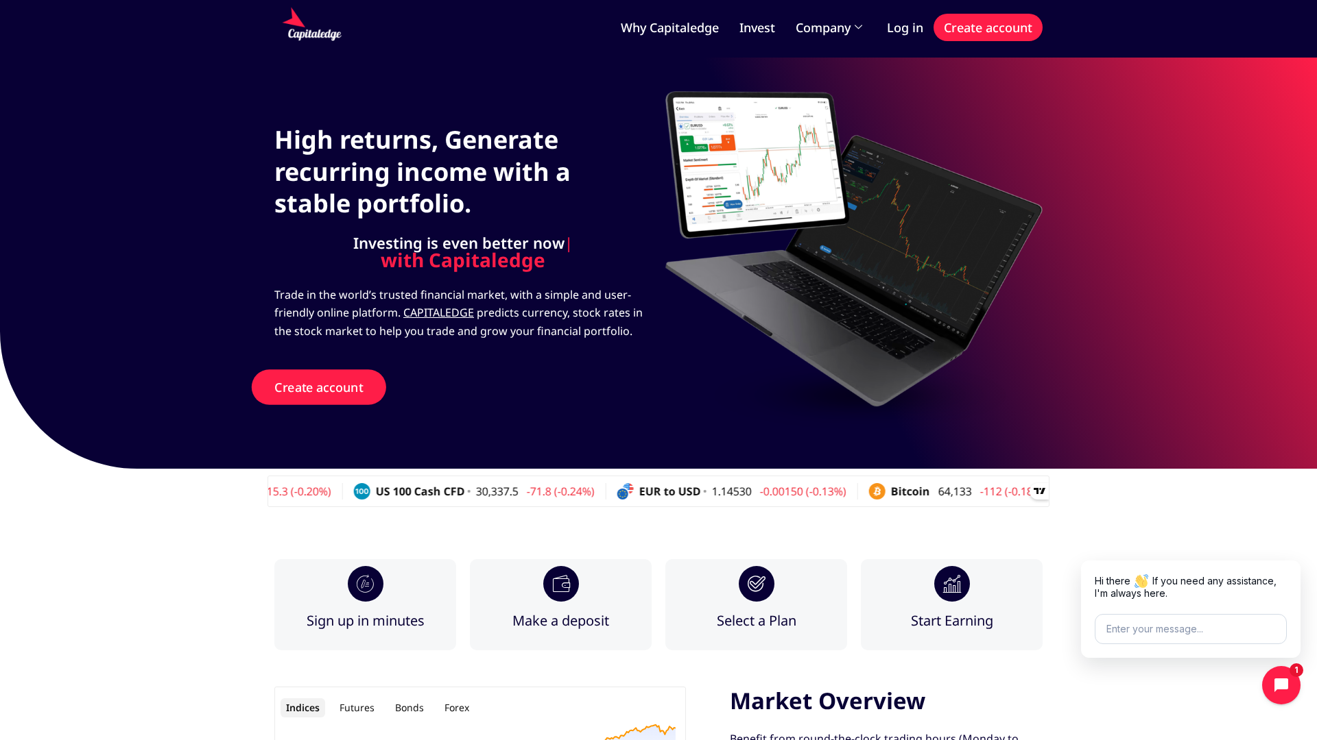 Screenshot of capitaledge.ltd
