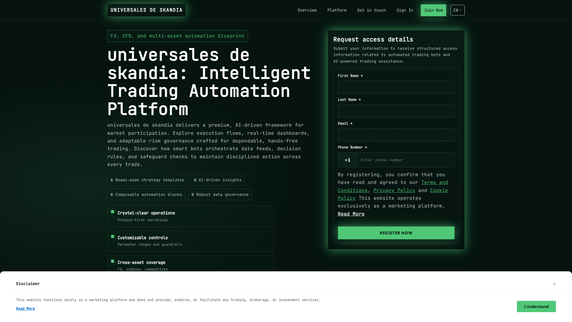 Screenshot of universalesdeskandia.pro
