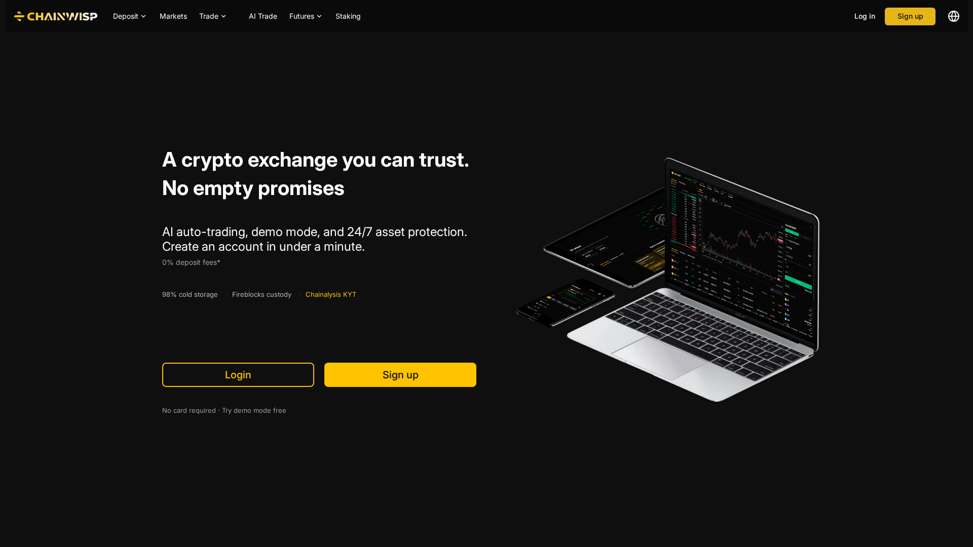 Screenshot of chain-wisp.com