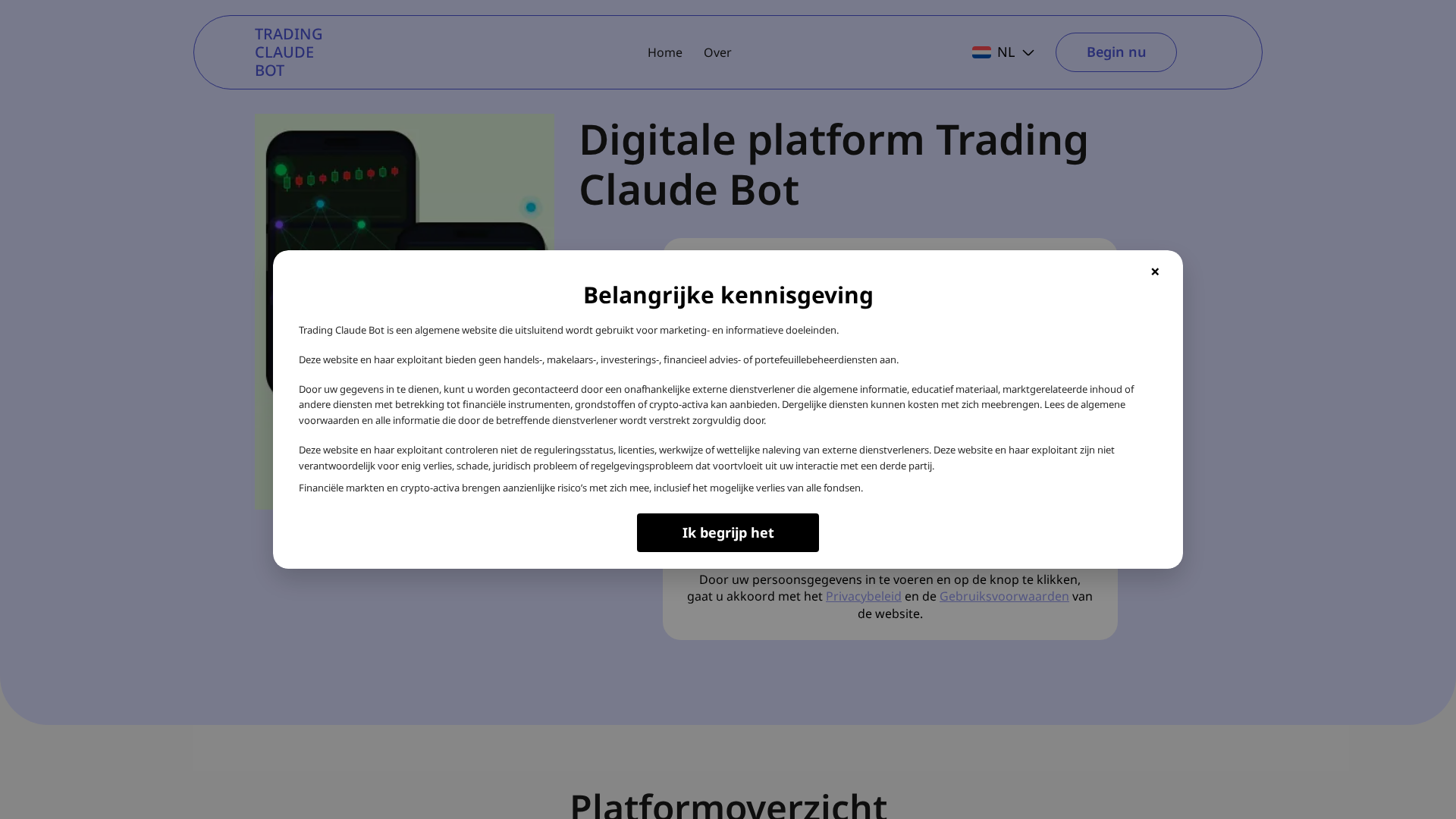 Screenshot of tradingclaudebot-nl.live
