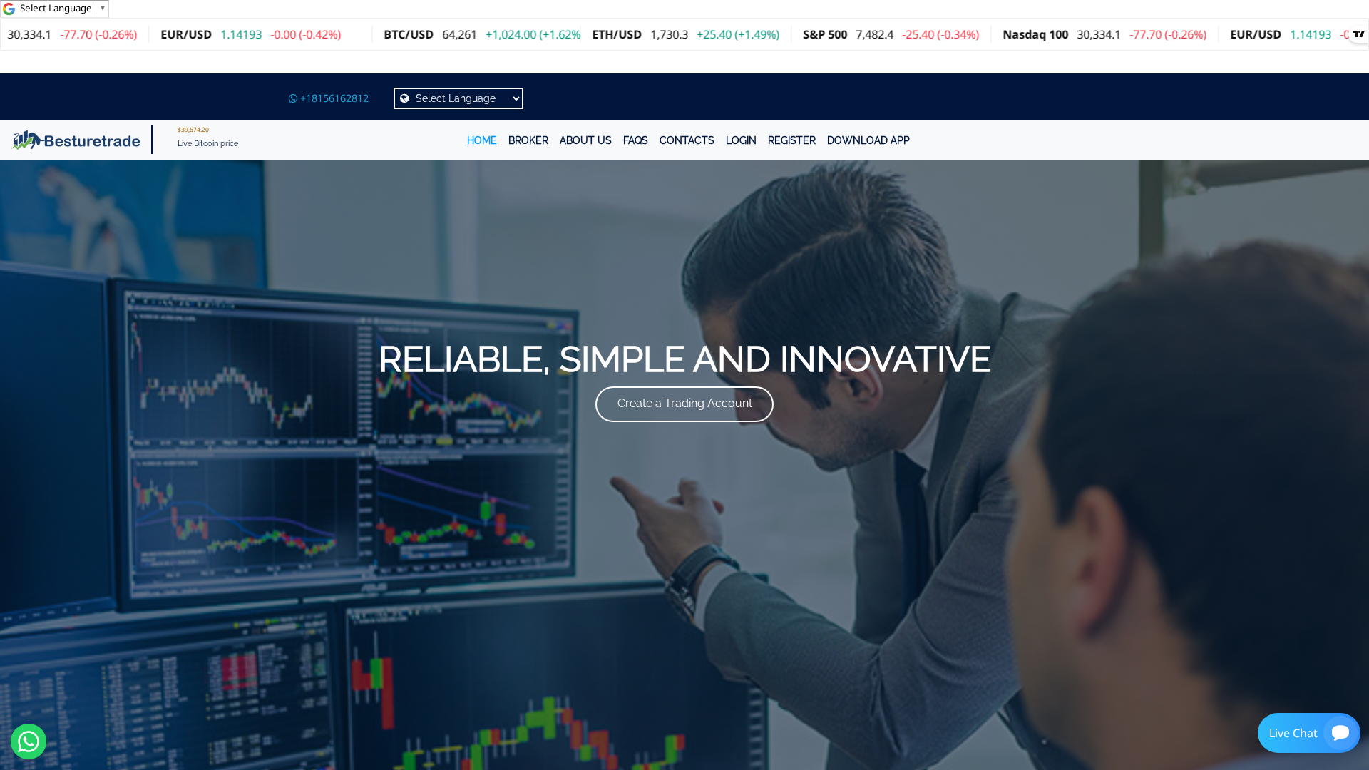 Screenshot of bestturetrades.com