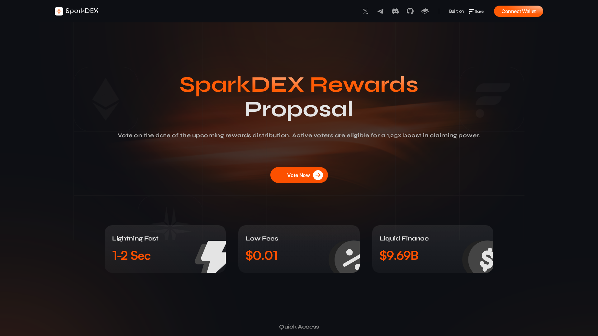 Screenshot of enroll-sparkdex.xyz