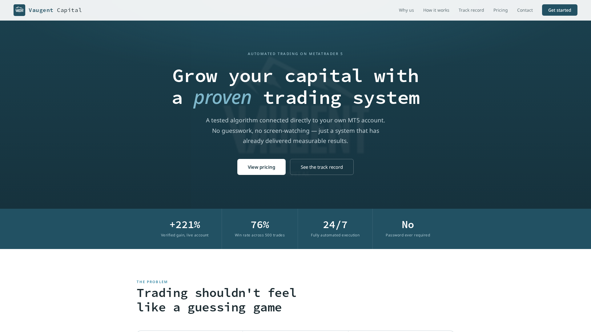 Screenshot of vaugentcapital.com