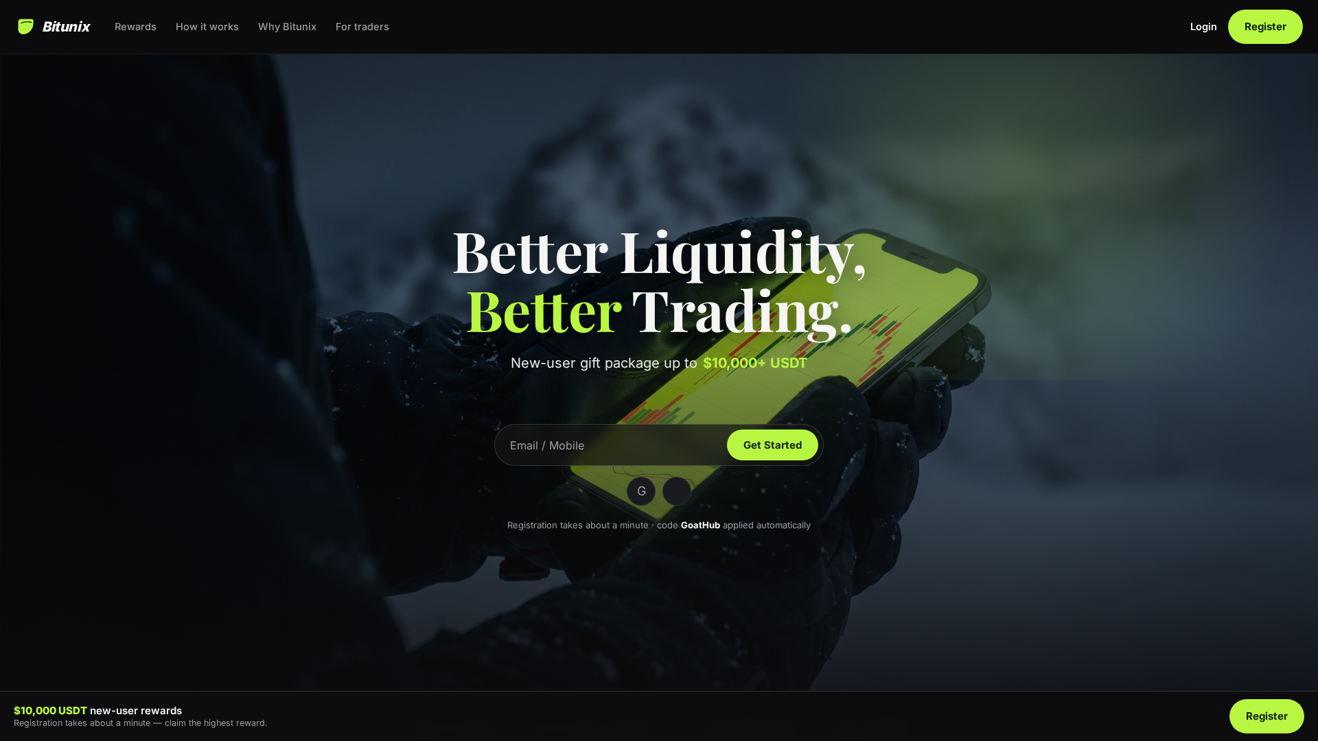 Screenshot of tradershub24.com