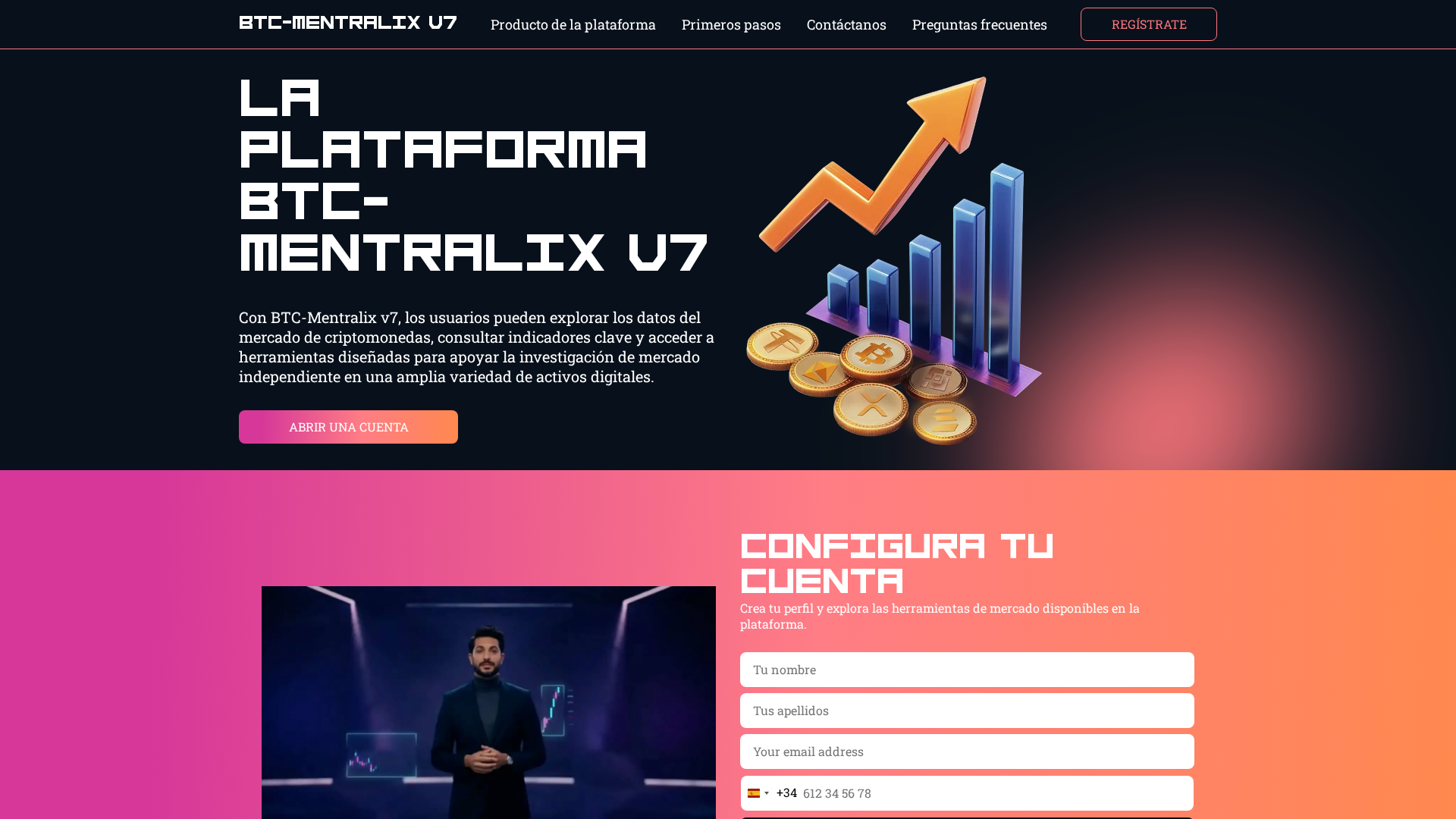 Screenshot of es-btcmentralixv7.com