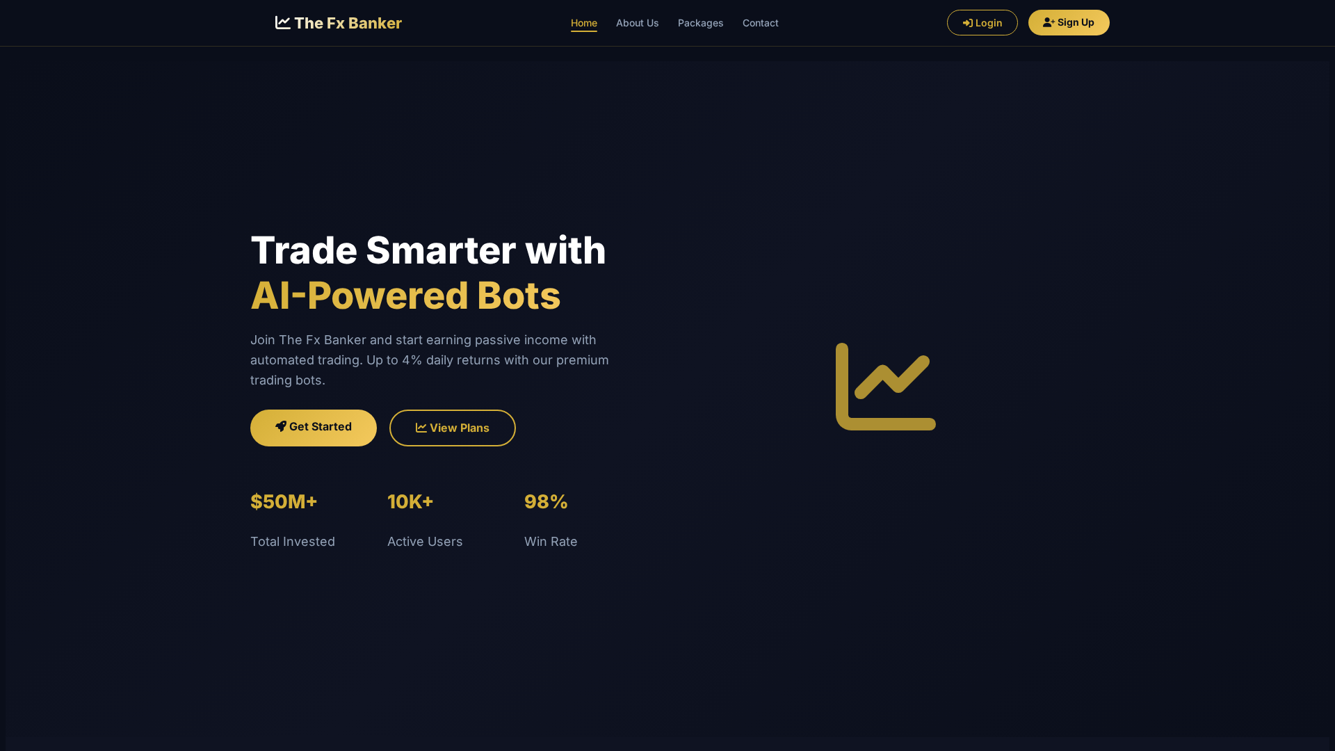 Screenshot of thefxbanker.com