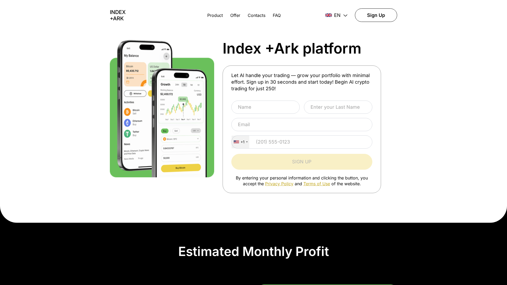 Screenshot of index-ark.sbs