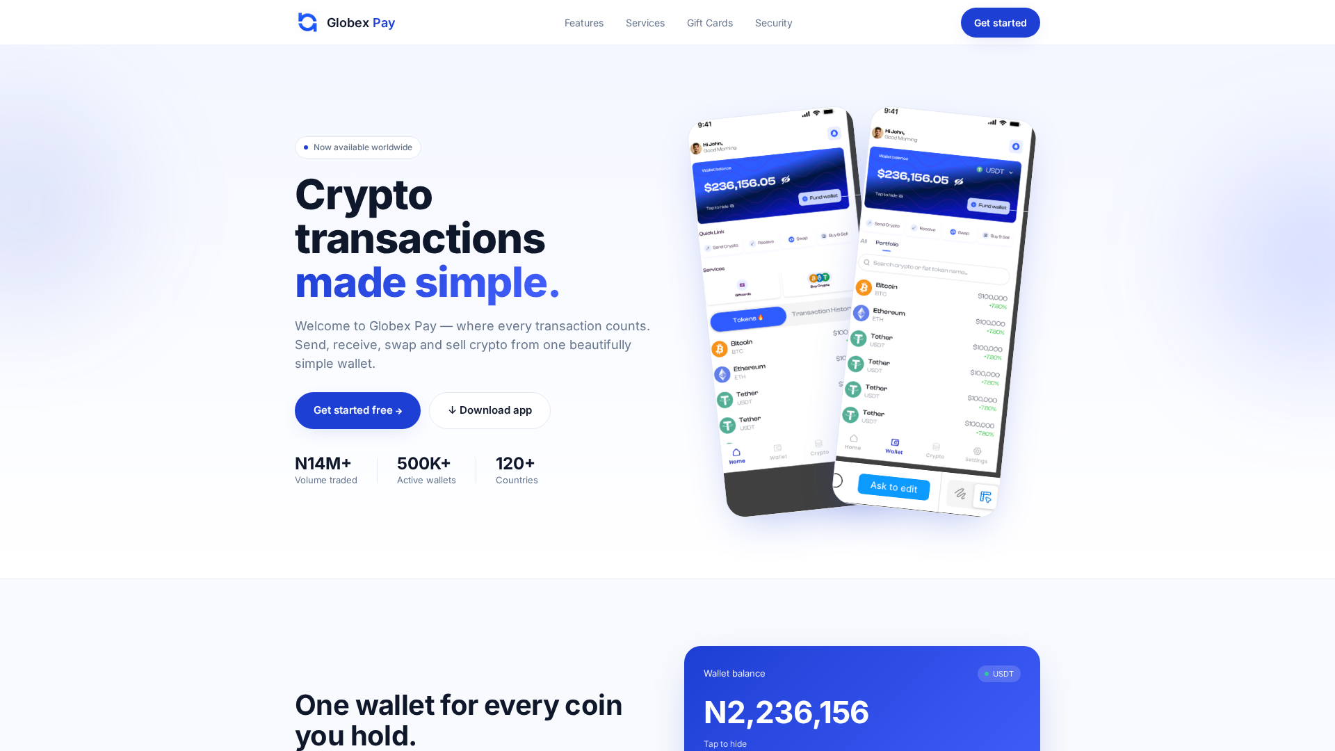 Screenshot of globexpayexchange.com