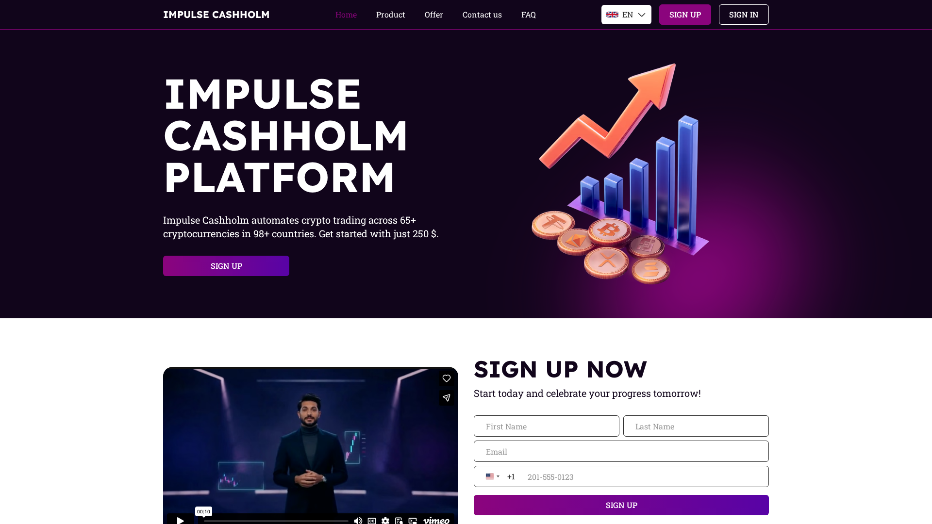Screenshot of impulse-cashholm.com