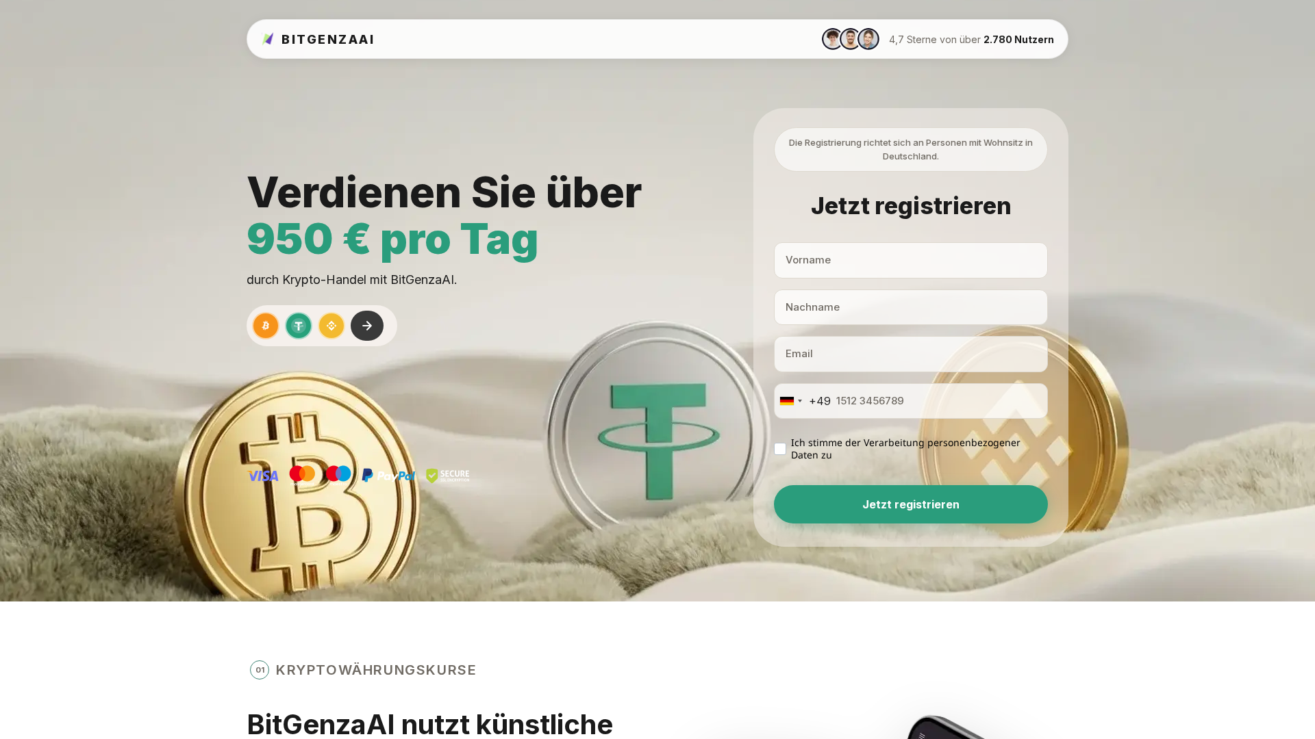 Screenshot of bitgenzaai.pro