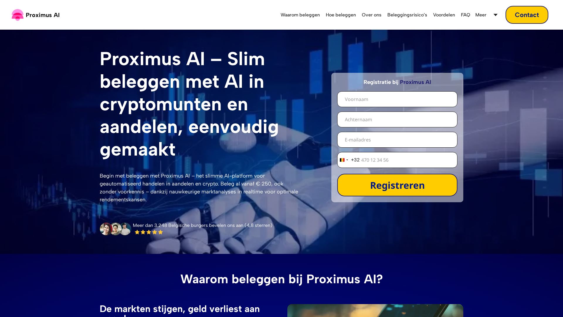 Screenshot of proximus-ai.net