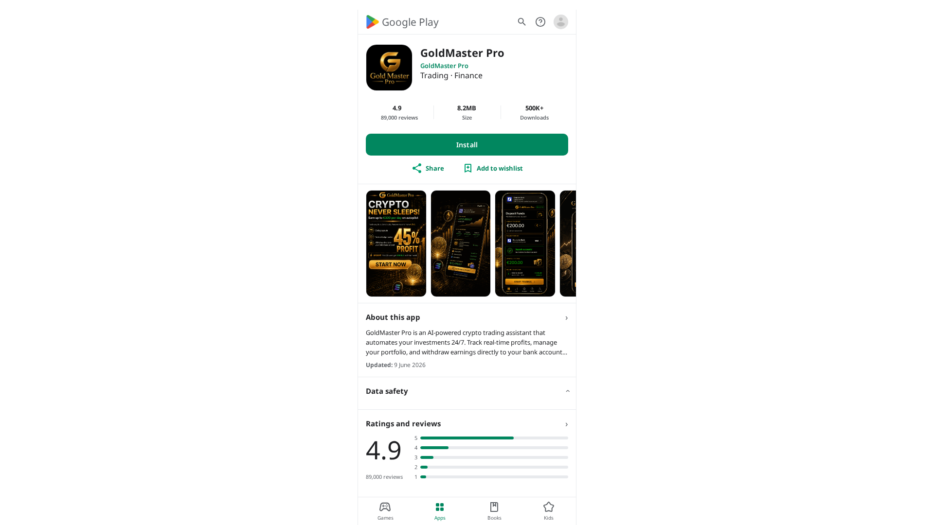Screenshot of googleplaygold.com