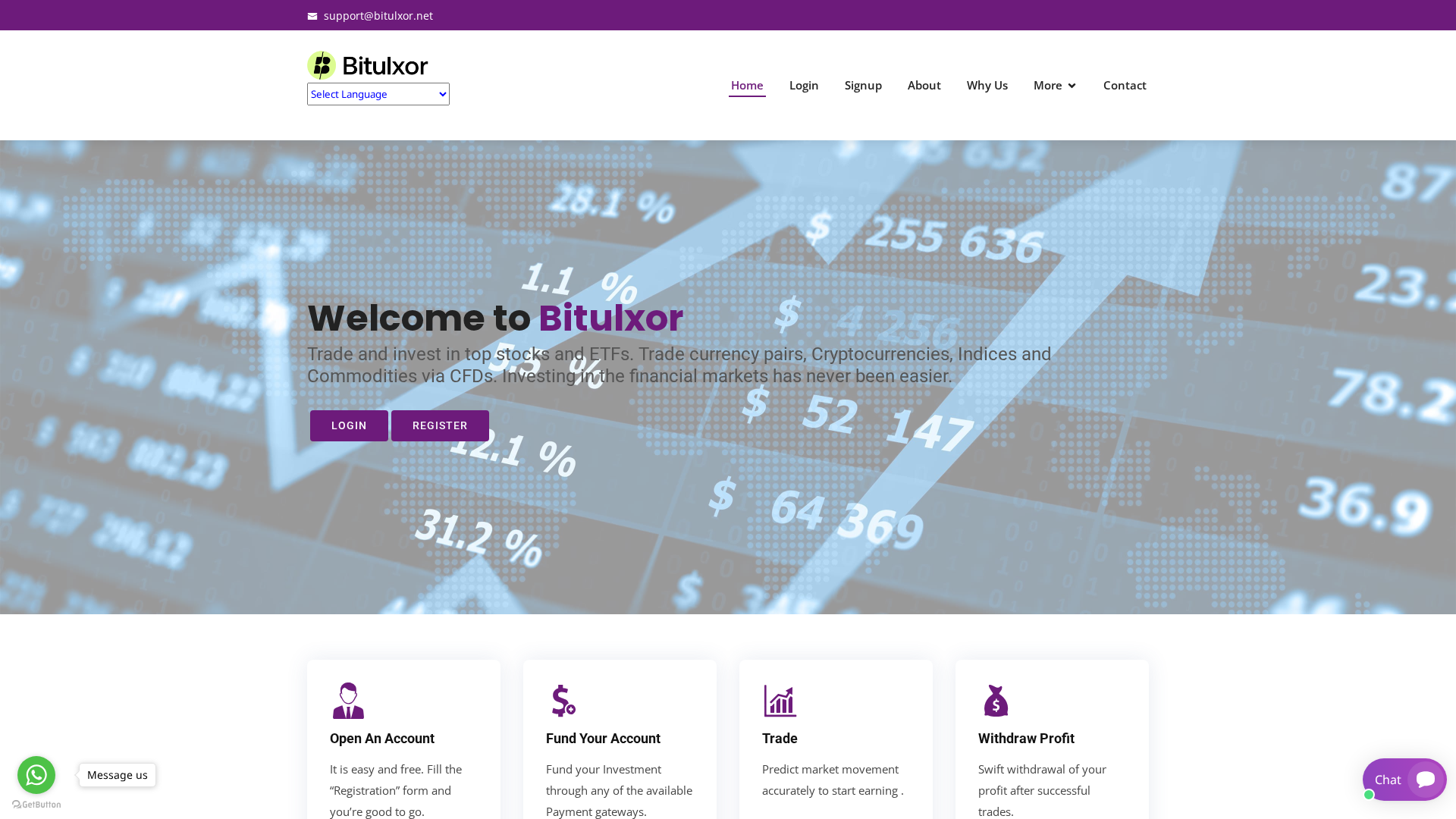 Screenshot of bitulxor.net