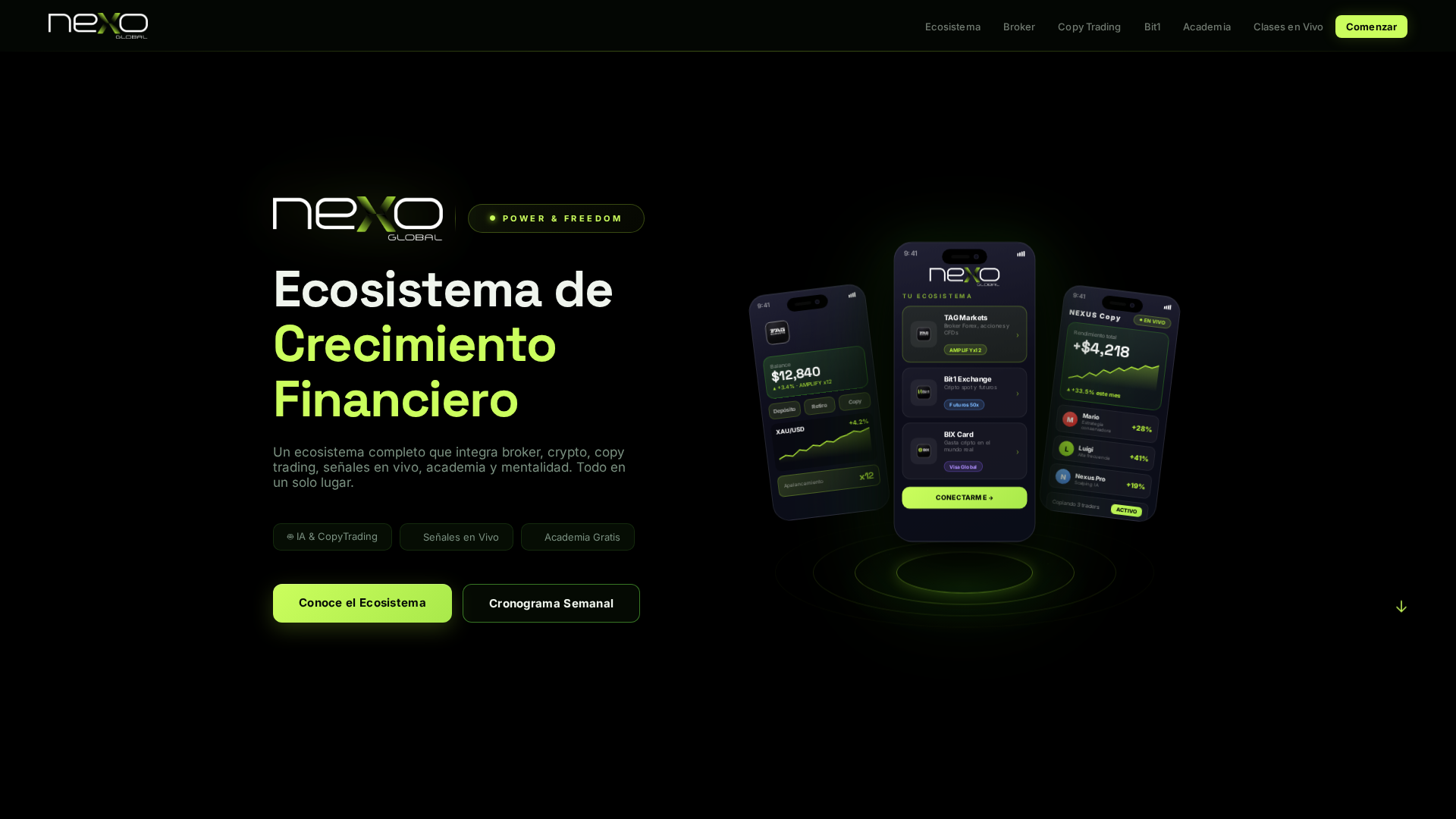 Screenshot of nexolatam.pro