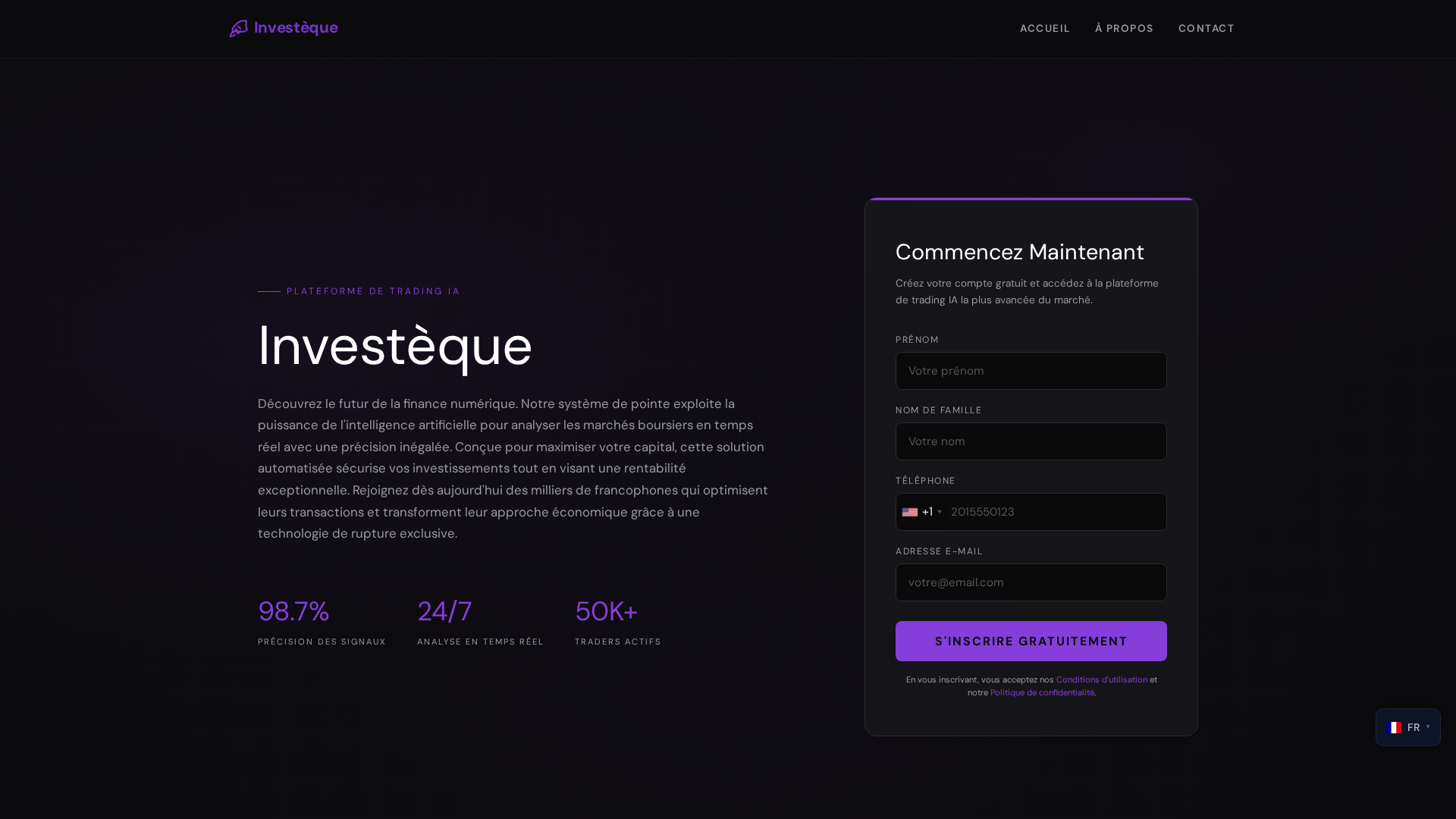Screenshot of investeque-crypto.com