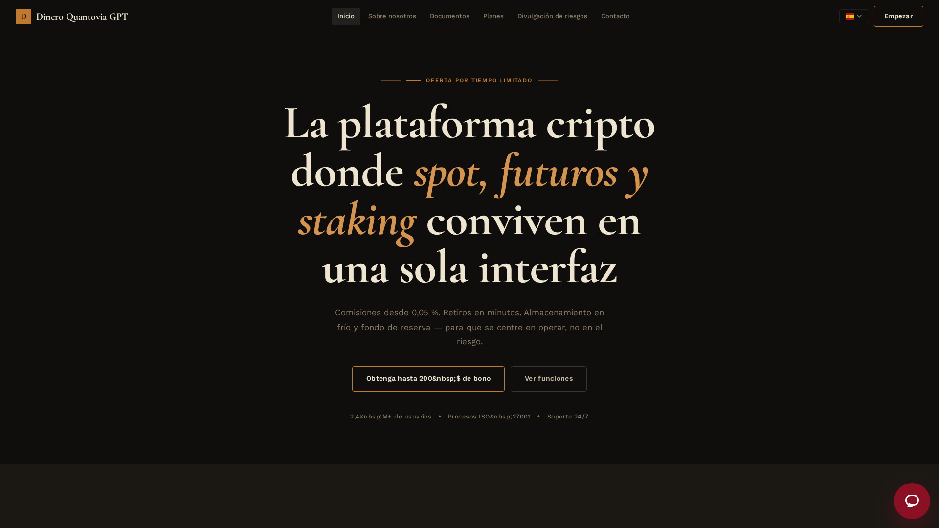 Screenshot of dinero-quantovia-gpt.es