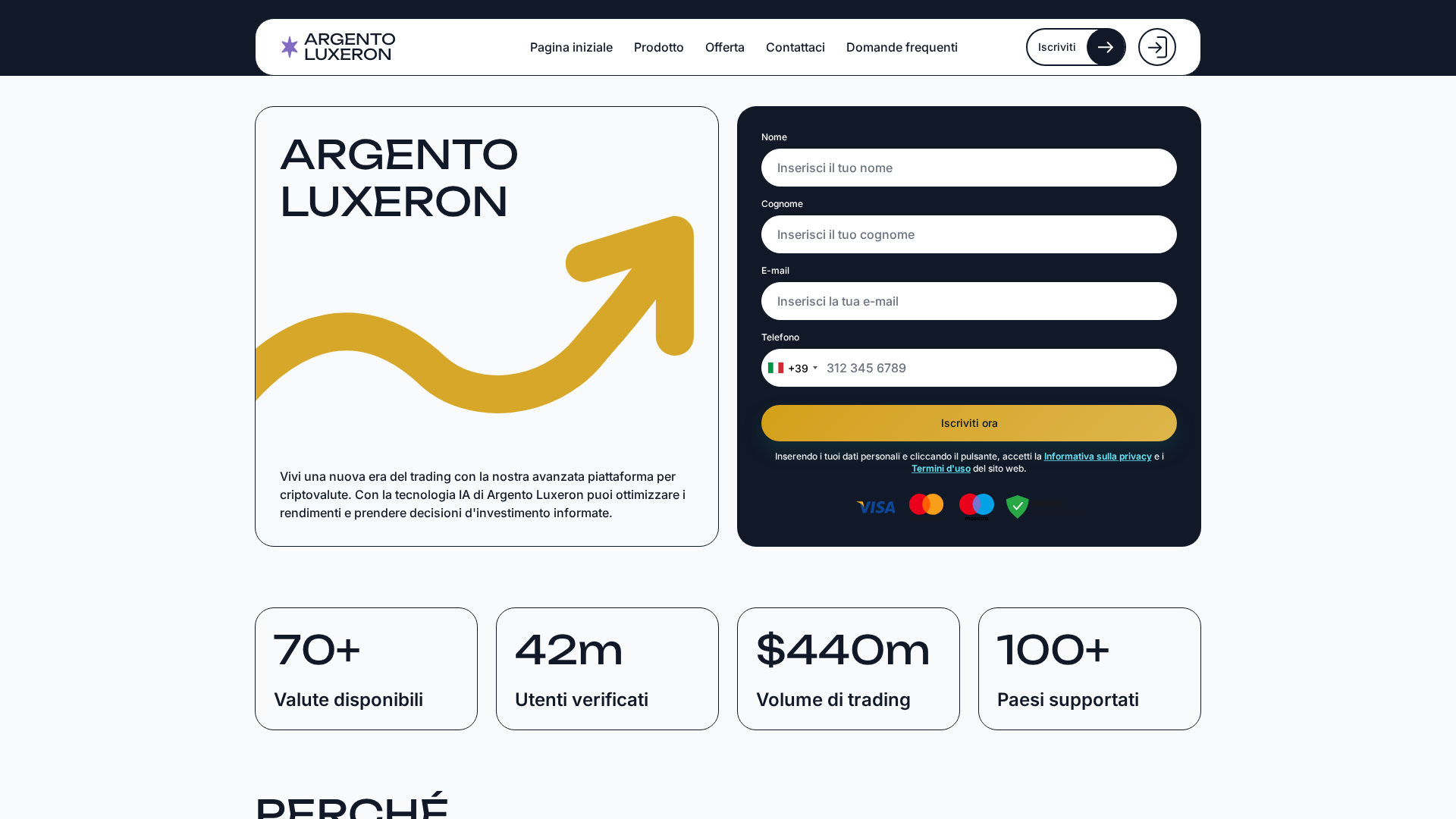 Screenshot of argentoluxeron-platform.com