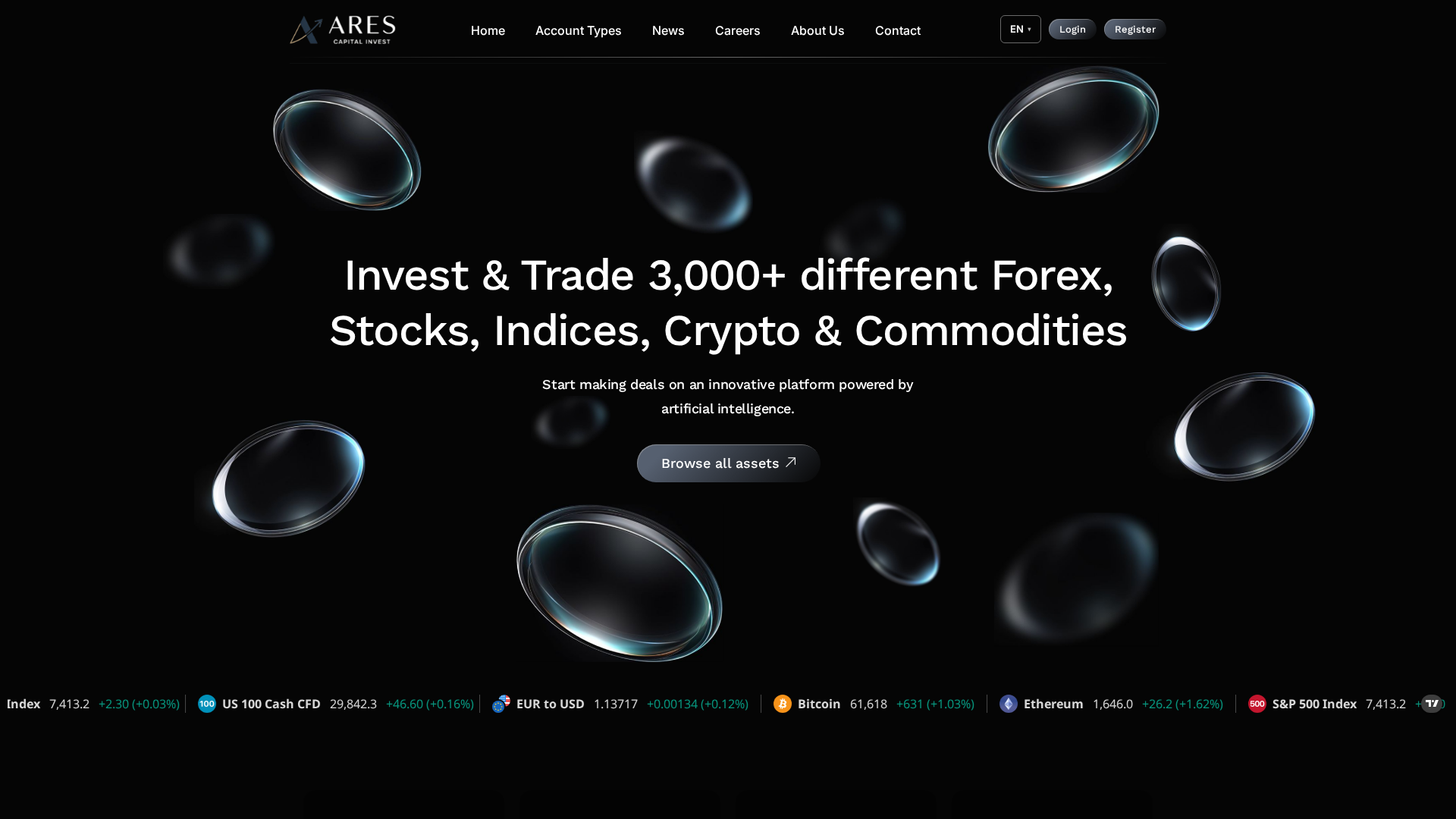Screenshot of arscinvest.org