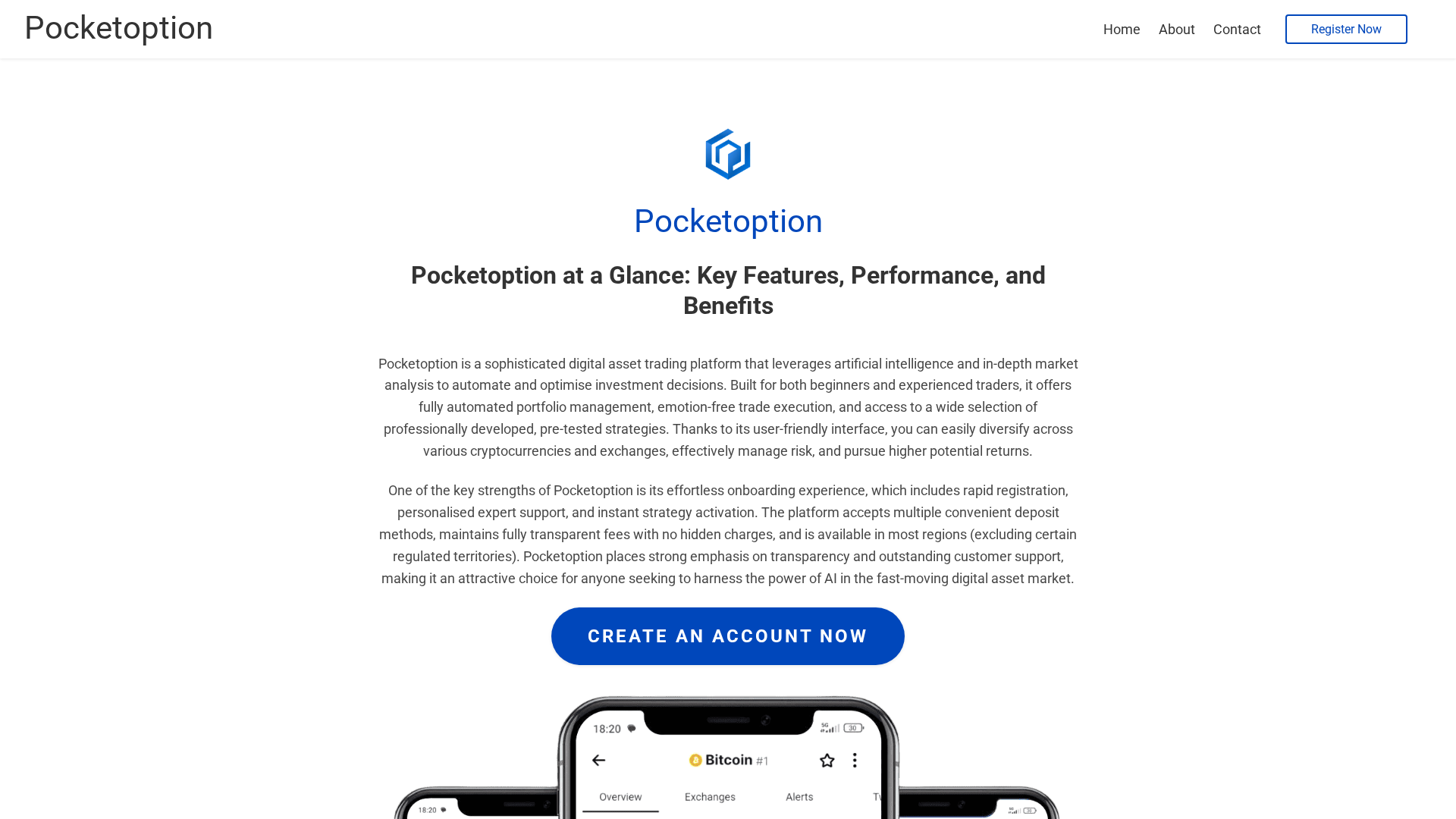 Screenshot of pocketoptionuk.com